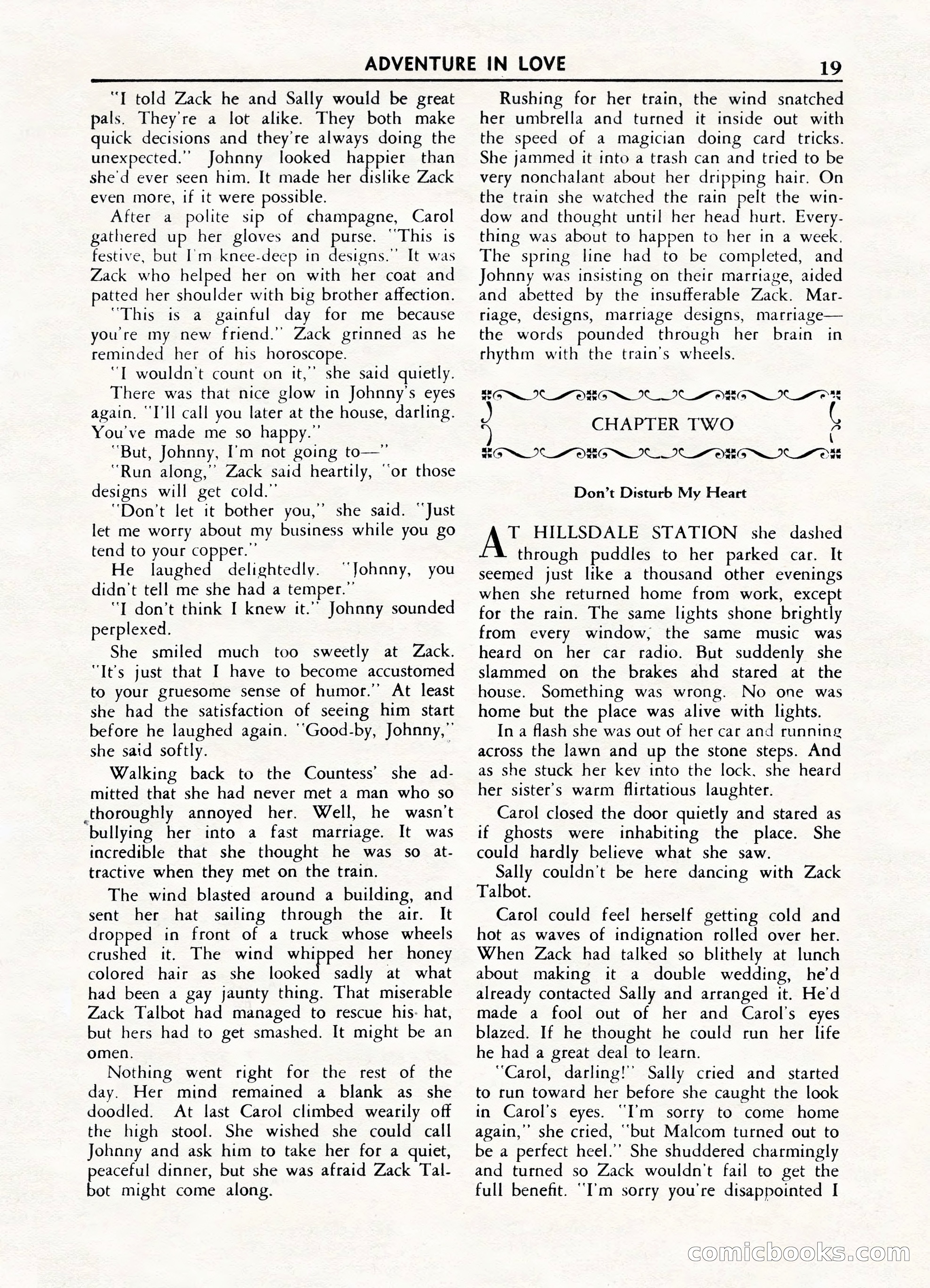 Fifteen Love Stories, March 1954 — page 19 of 116