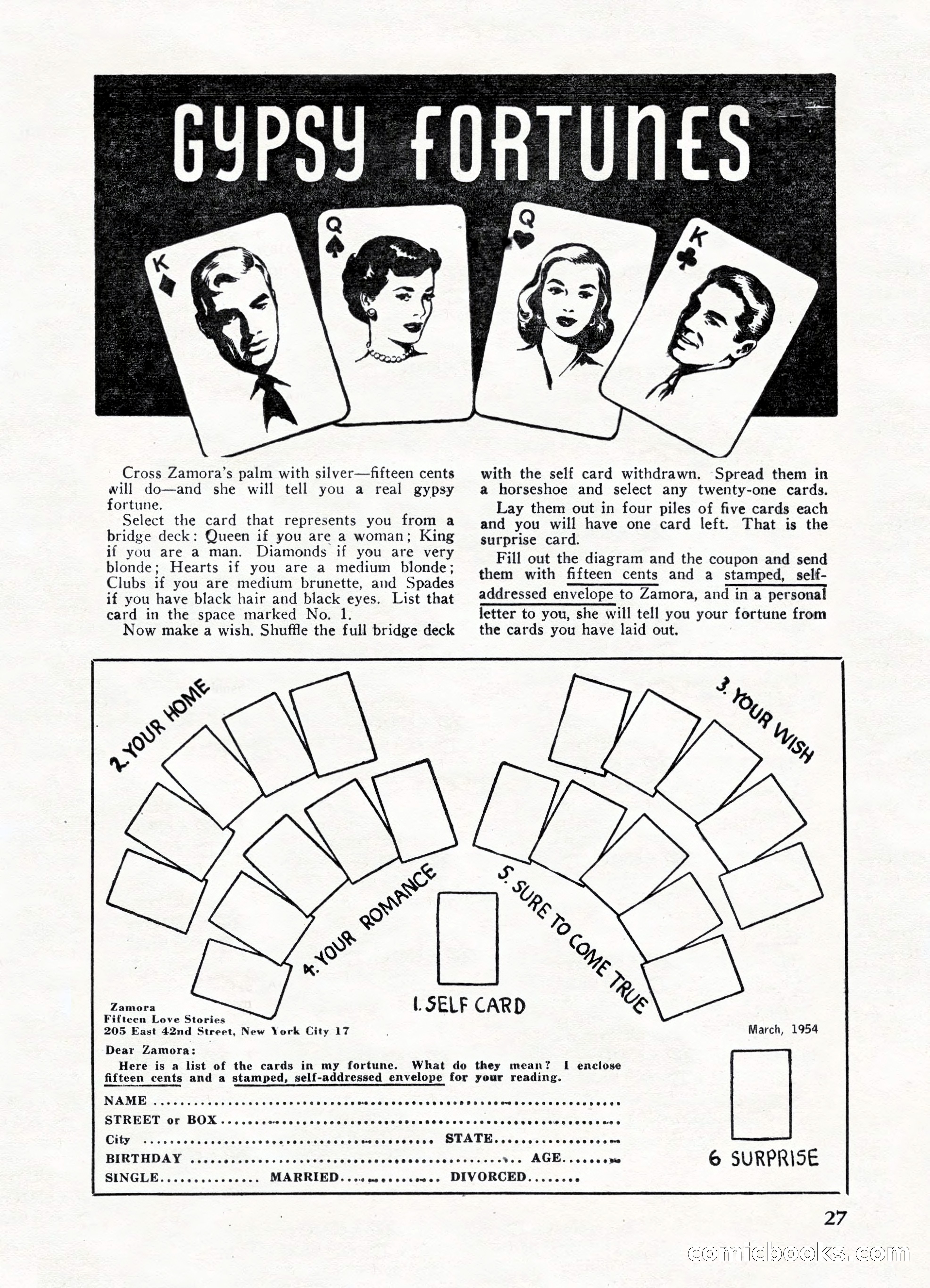 Fifteen Love Stories, March 1954 — page 27 of 116