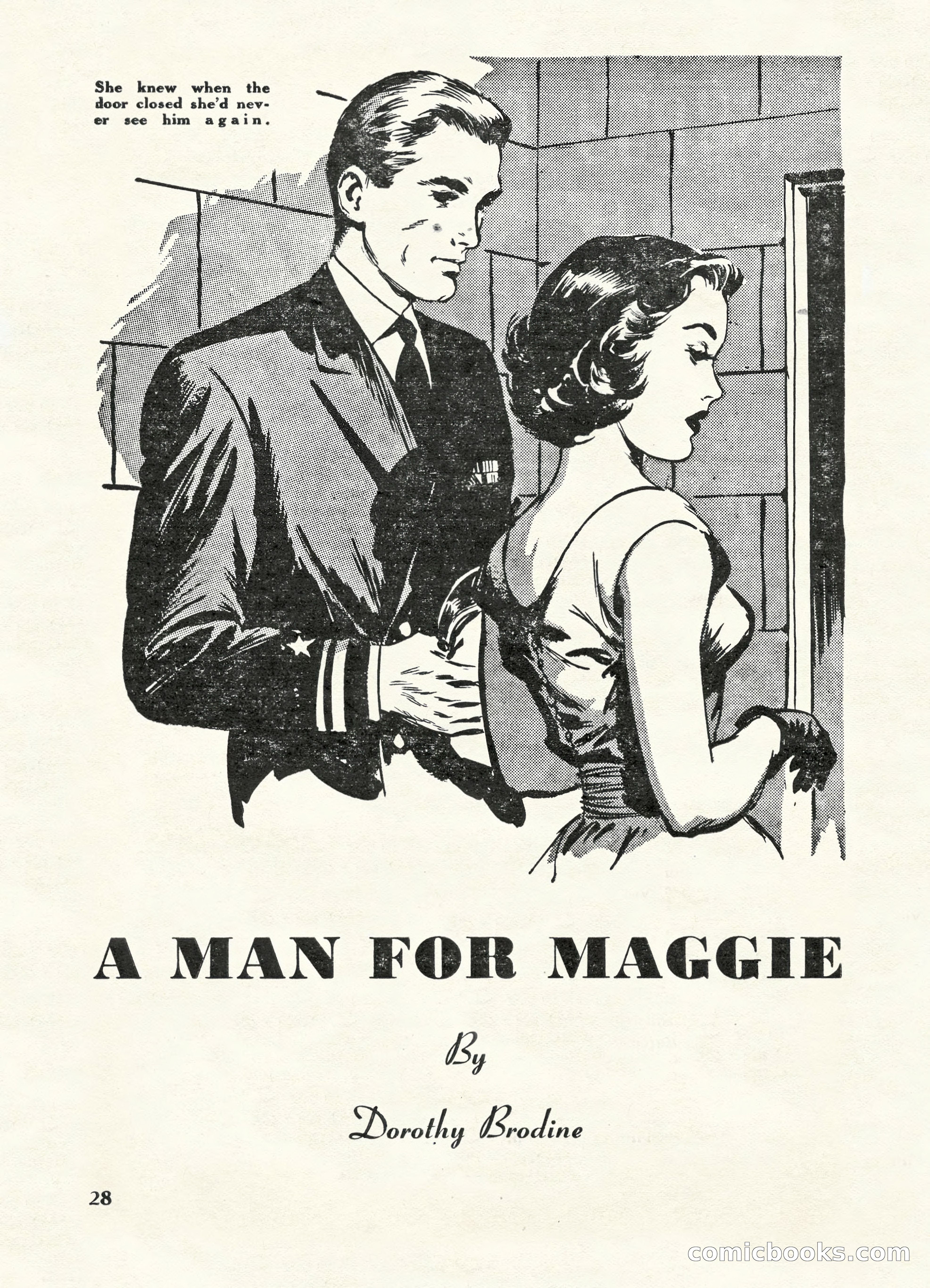 Fifteen Love Stories, March 1954 — page 28 of 116
