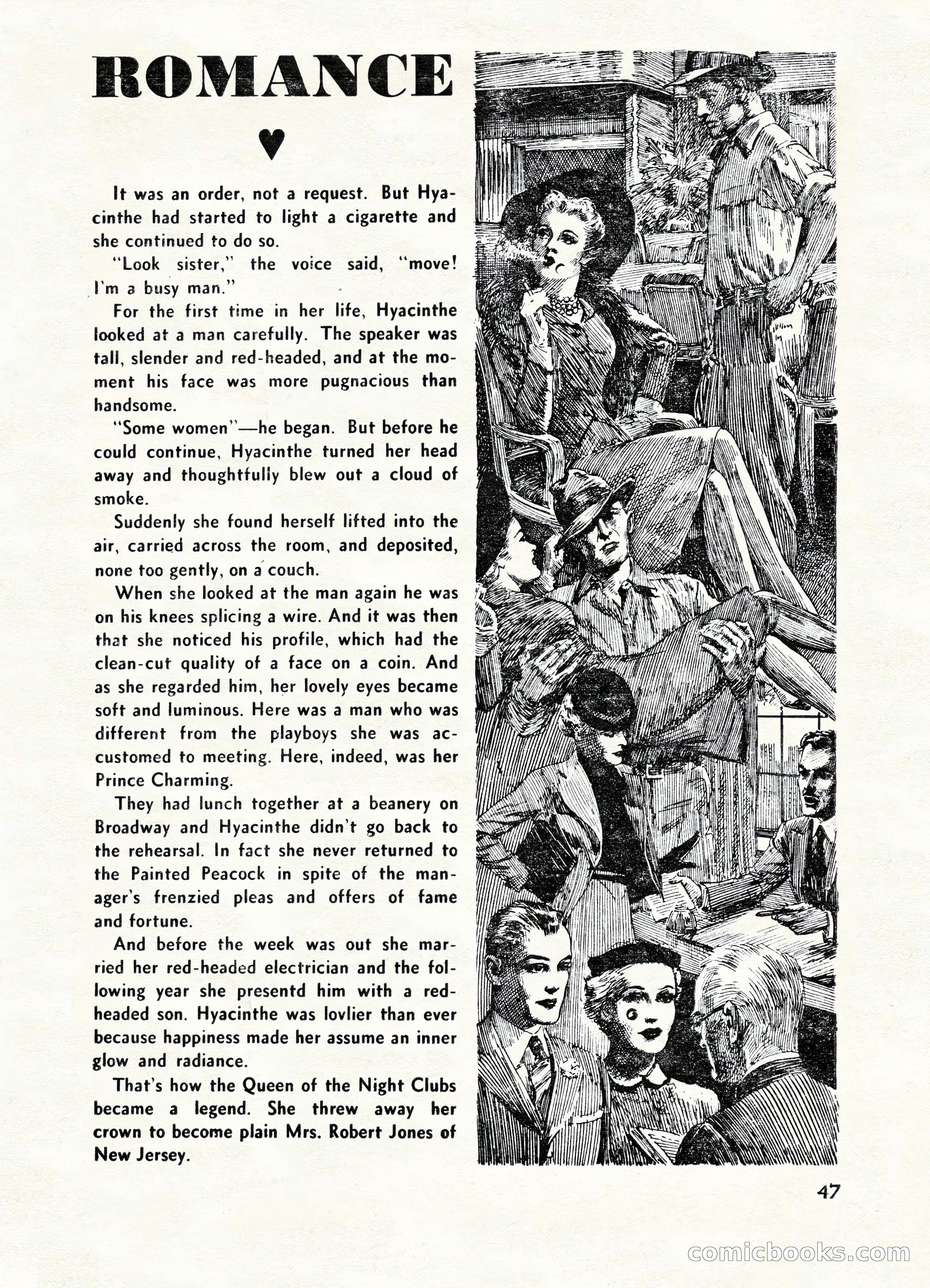 Fifteen Love Stories, March 1954 — page 47 of 116