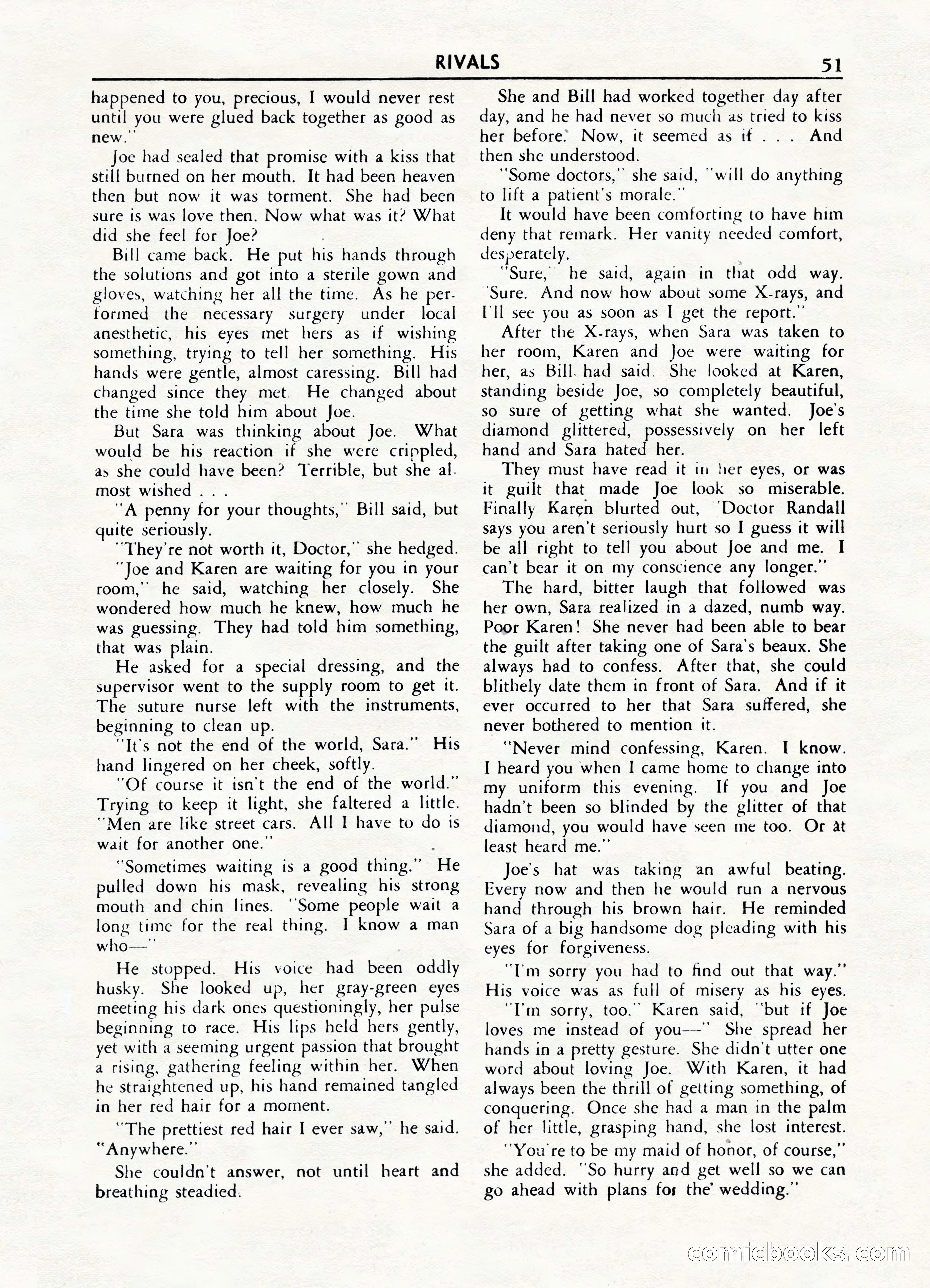 Fifteen Love Stories, March 1954 — page 51 of 116