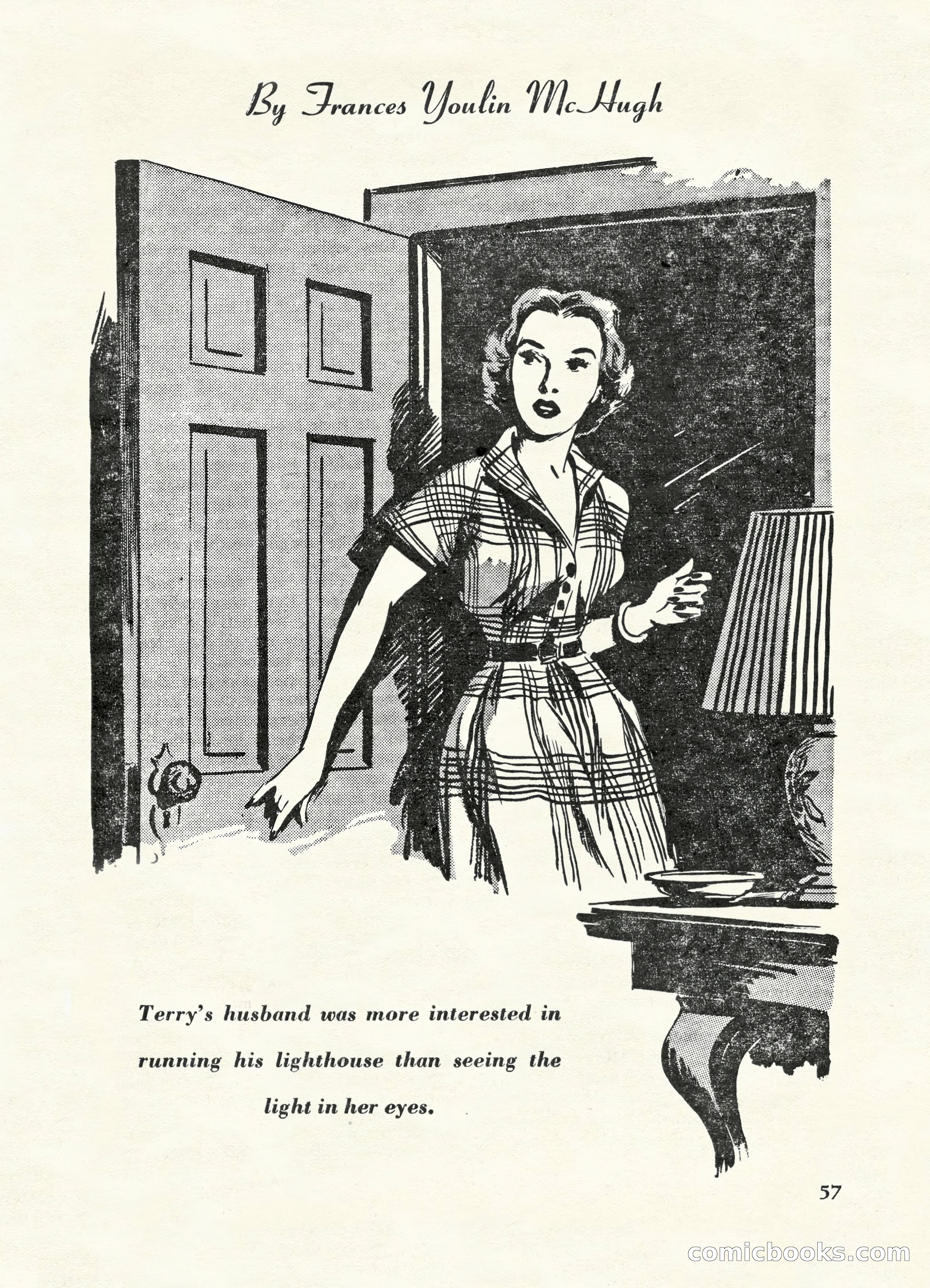 Fifteen Love Stories, March 1954 — page 57 of 116