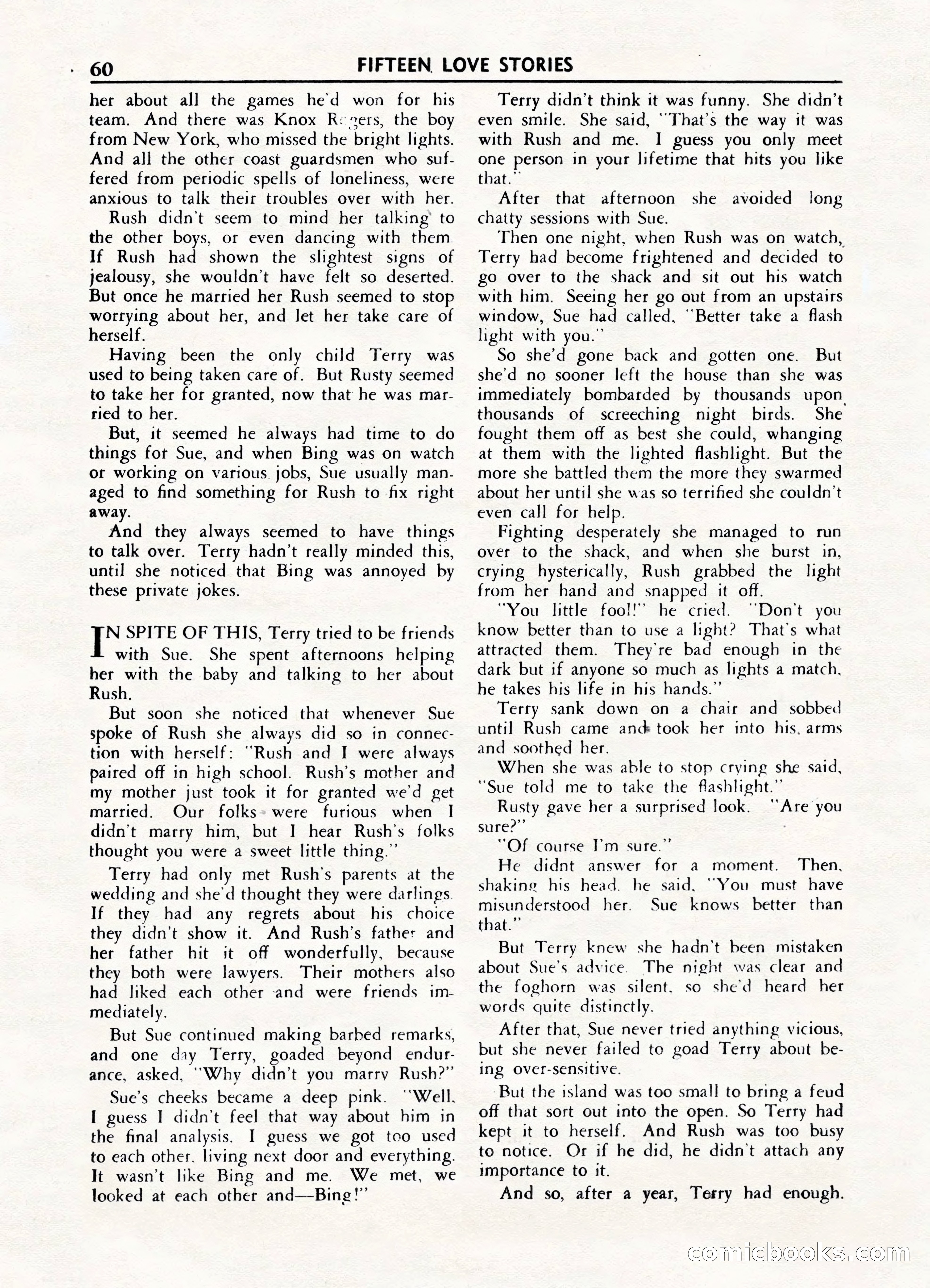 Fifteen Love Stories, March 1954 — page 60 of 116