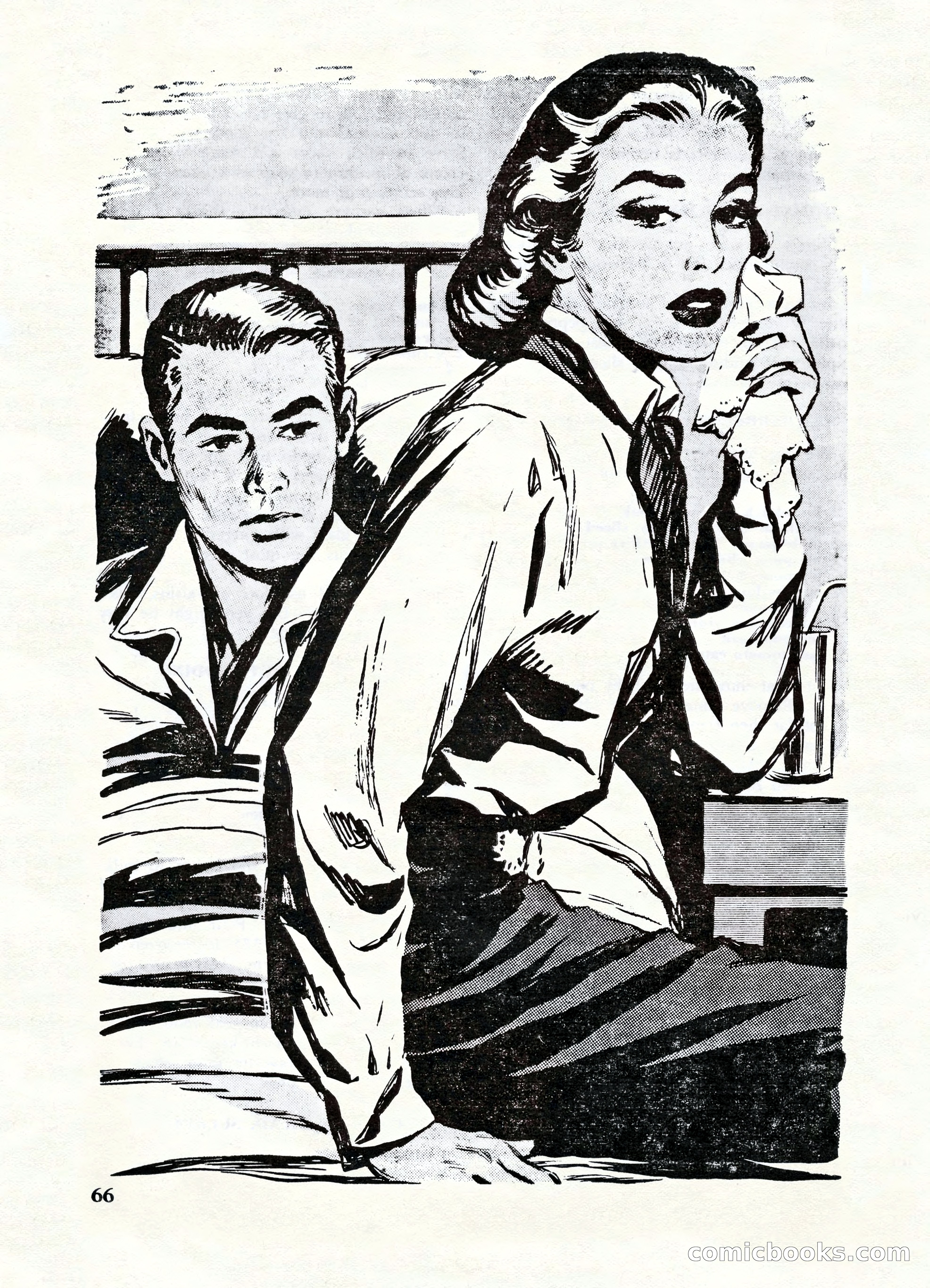 Fifteen Love Stories, March 1954 — page 66 of 116