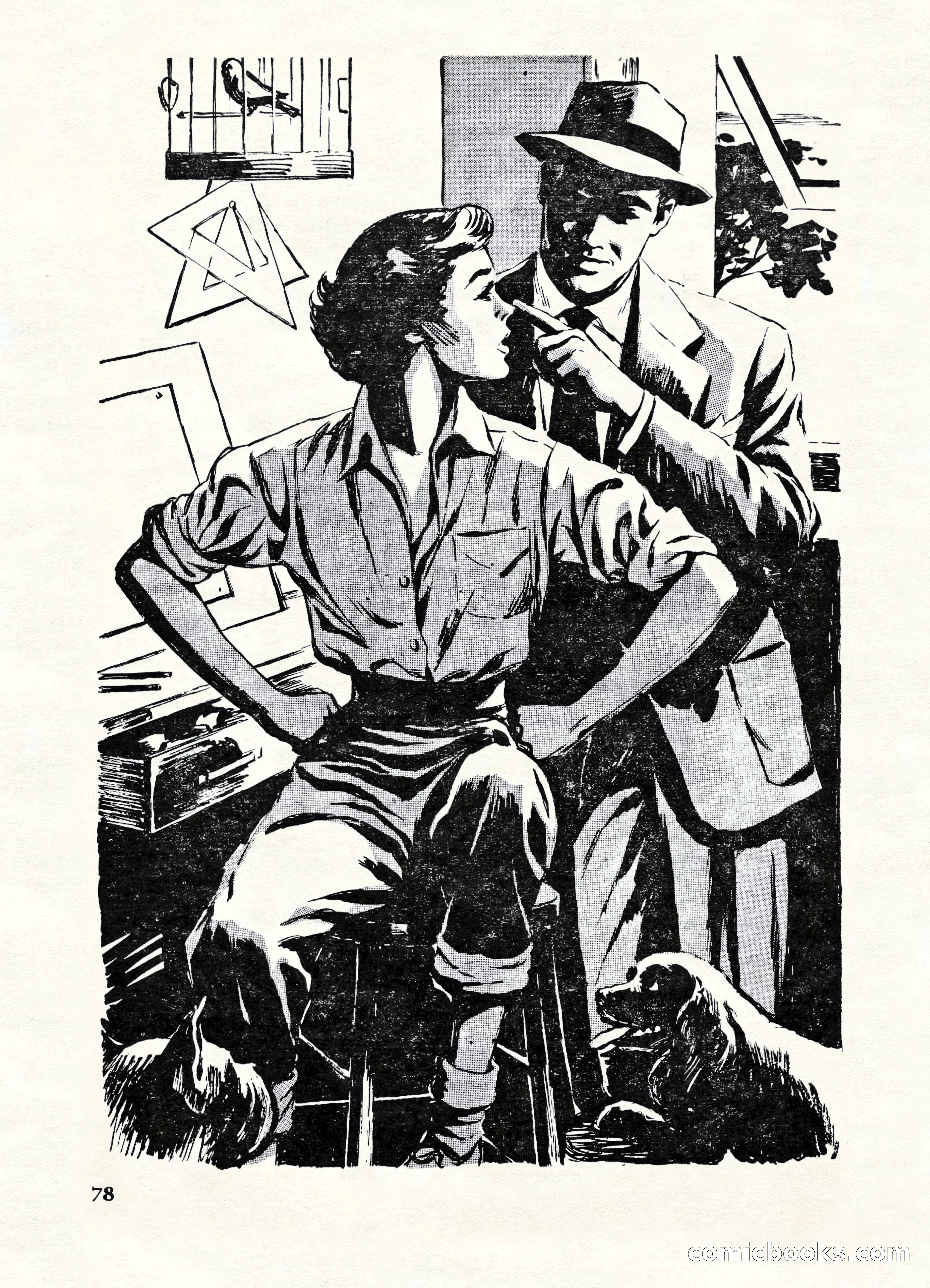 Fifteen Love Stories, March 1954 — page 78 of 116