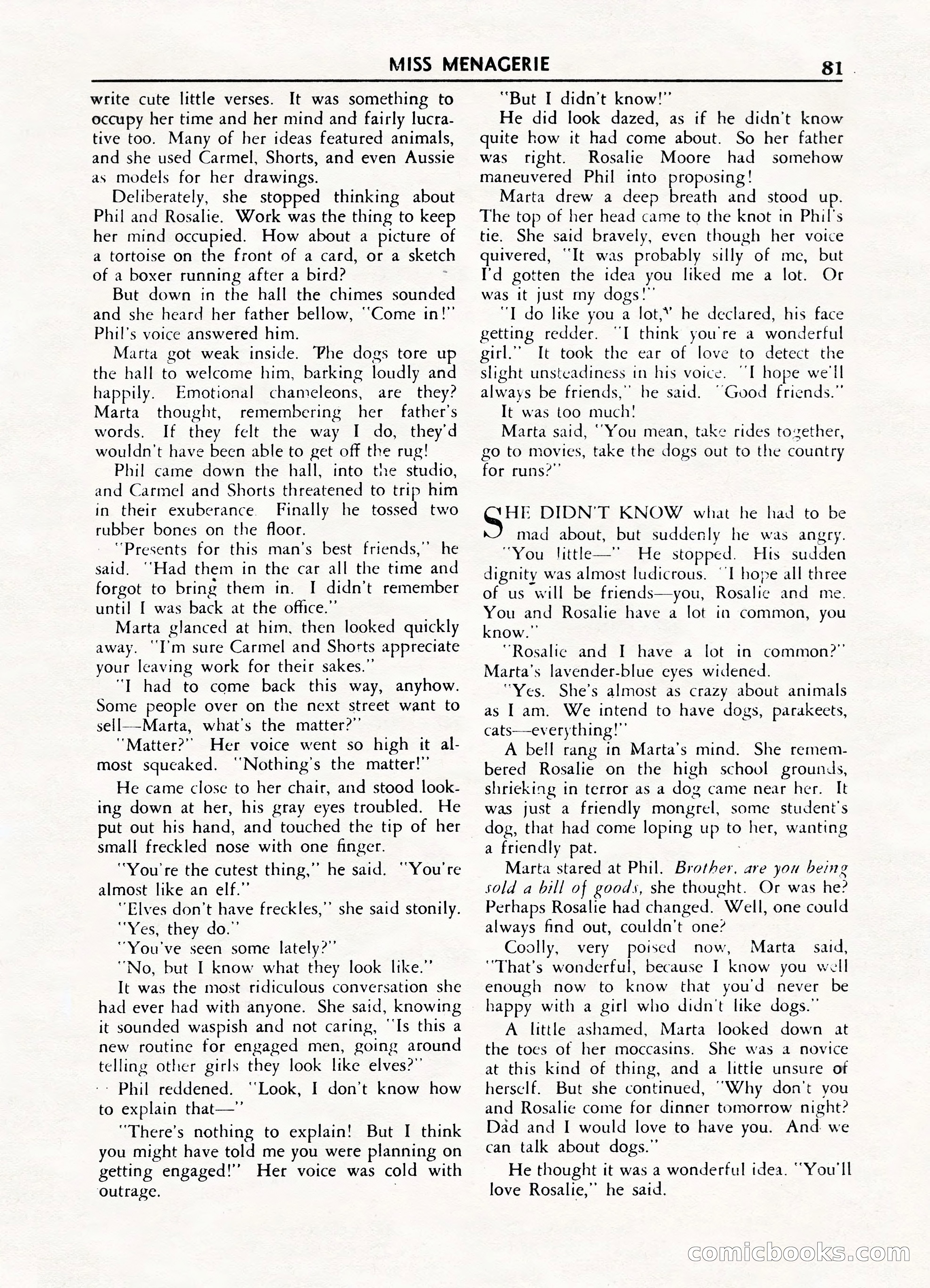 Fifteen Love Stories, March 1954 — page 81 of 116