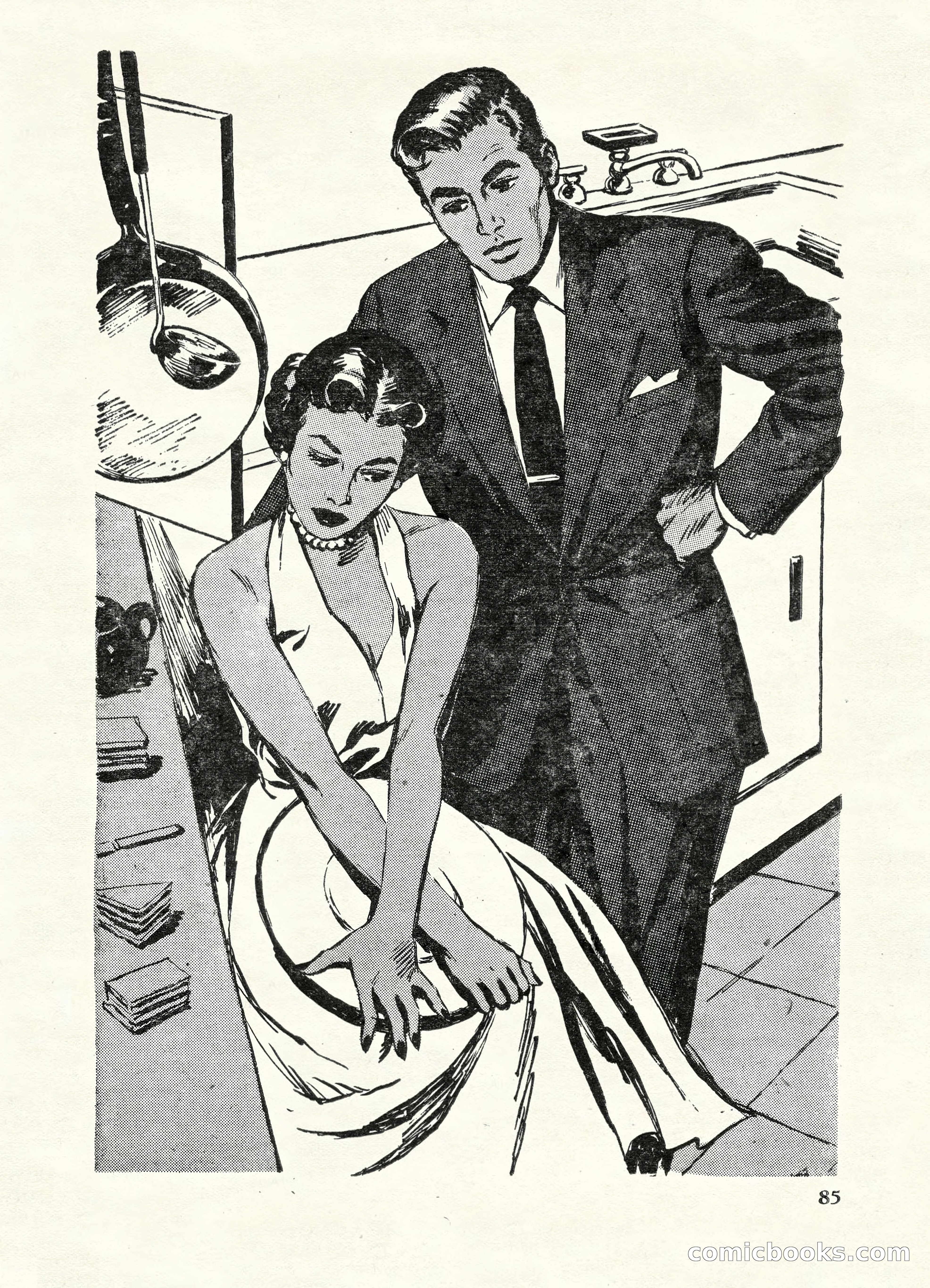 Fifteen Love Stories, March 1954 — page 85 of 116