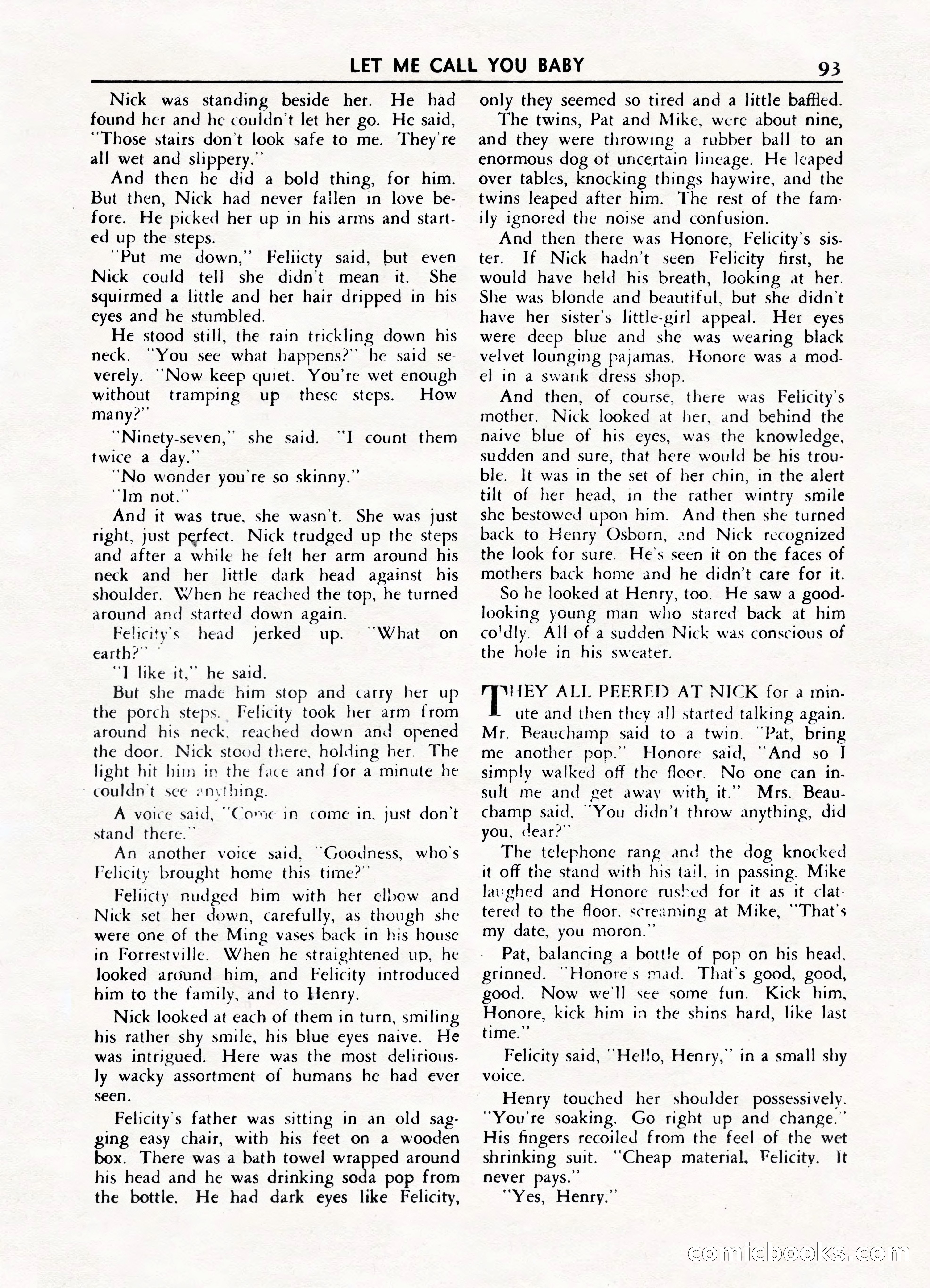 Fifteen Love Stories, March 1954 — page 93 of 116