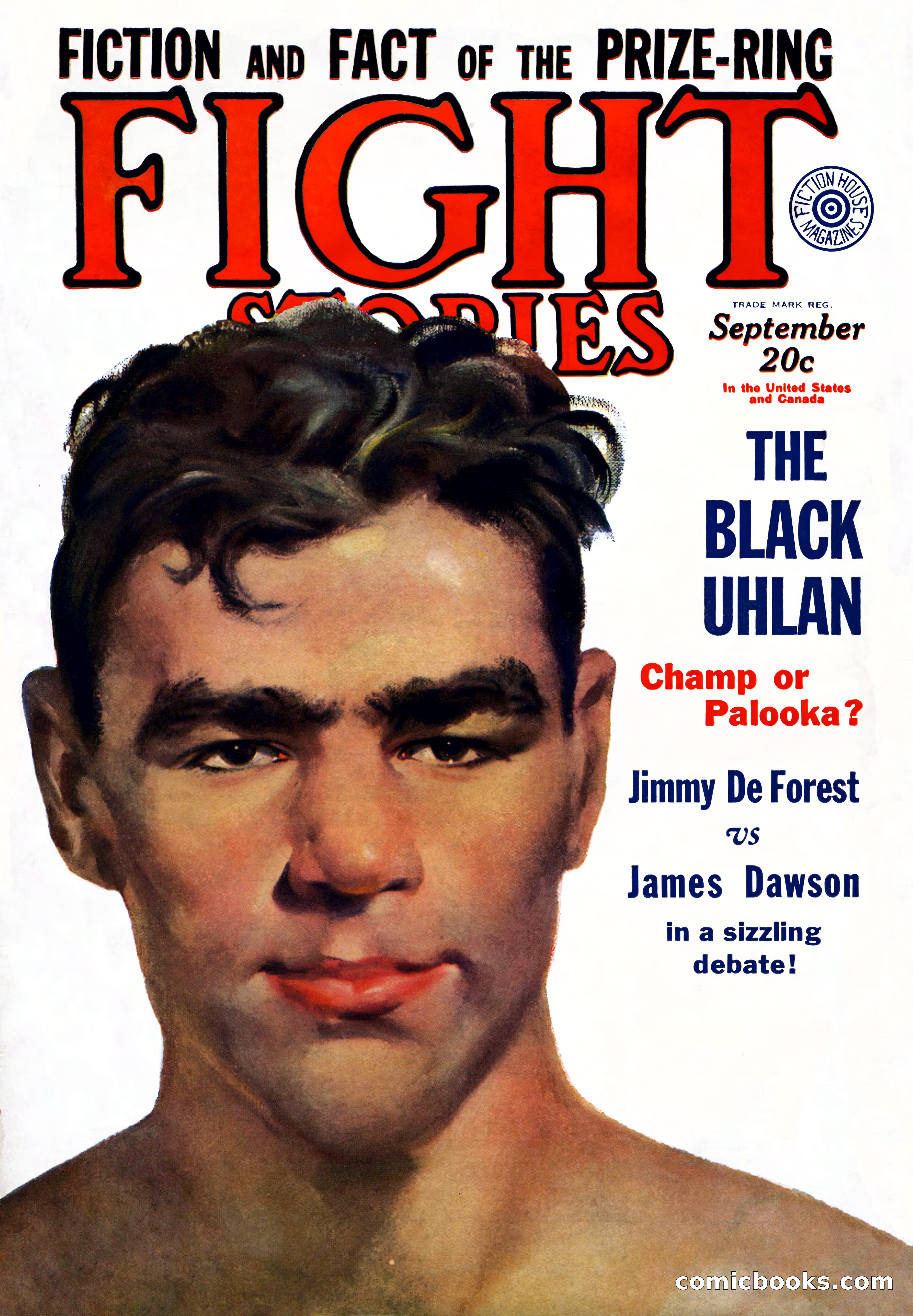 Fight Stories, September 1930 — page 1 of 133