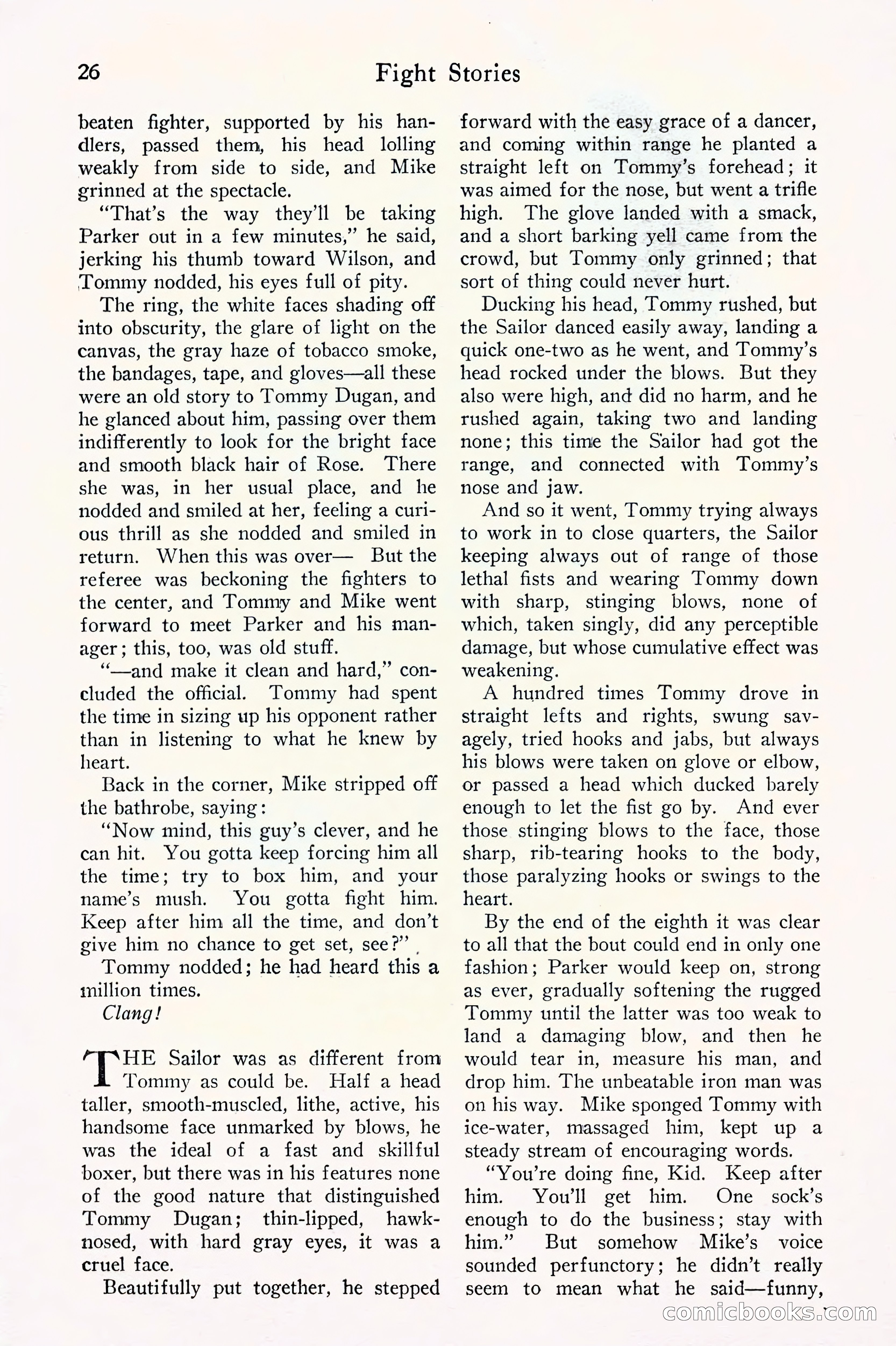 Fight Stories, September 1930 — page 28 of 133