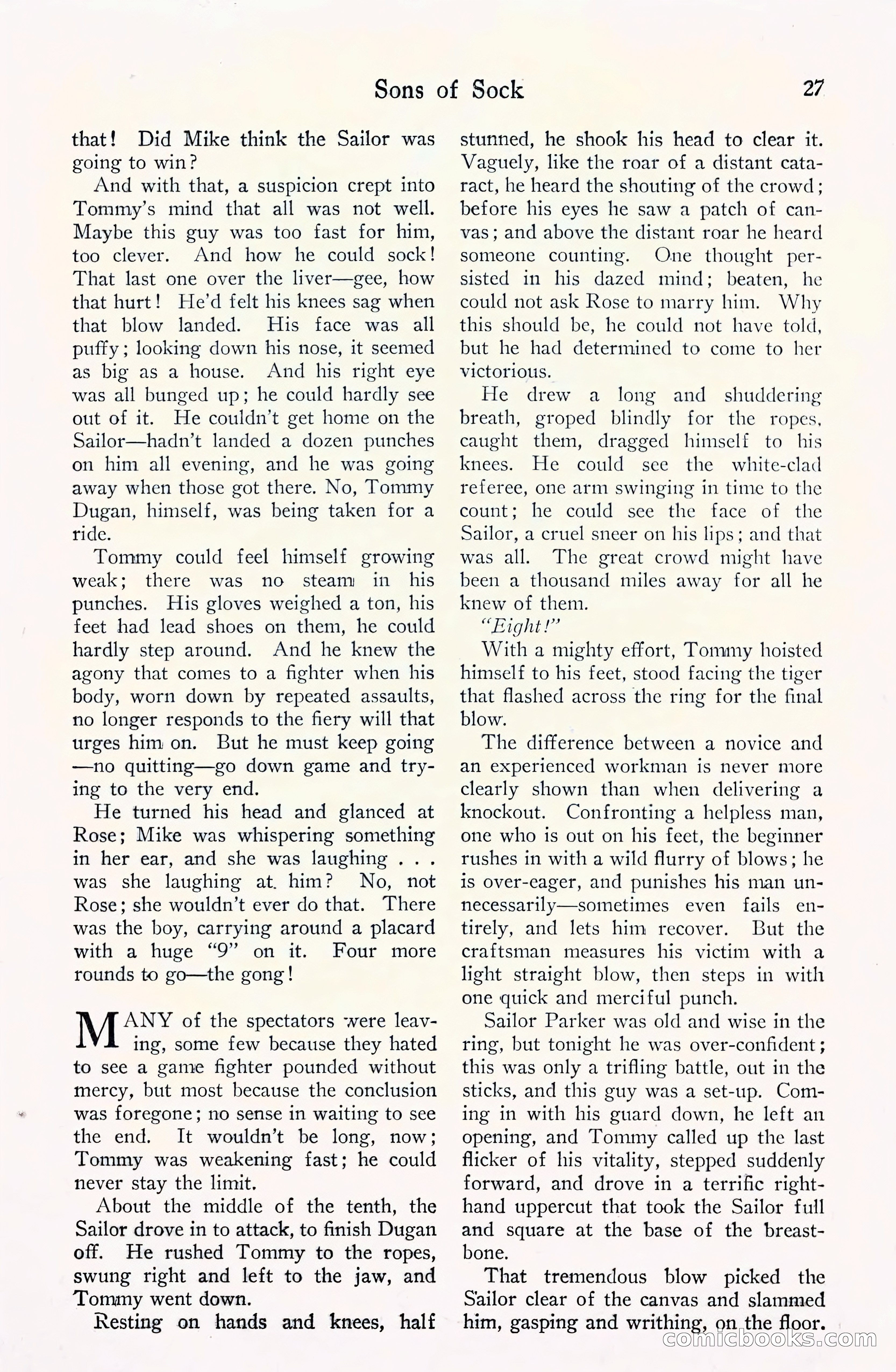 Fight Stories, September 1930 — page 29 of 133