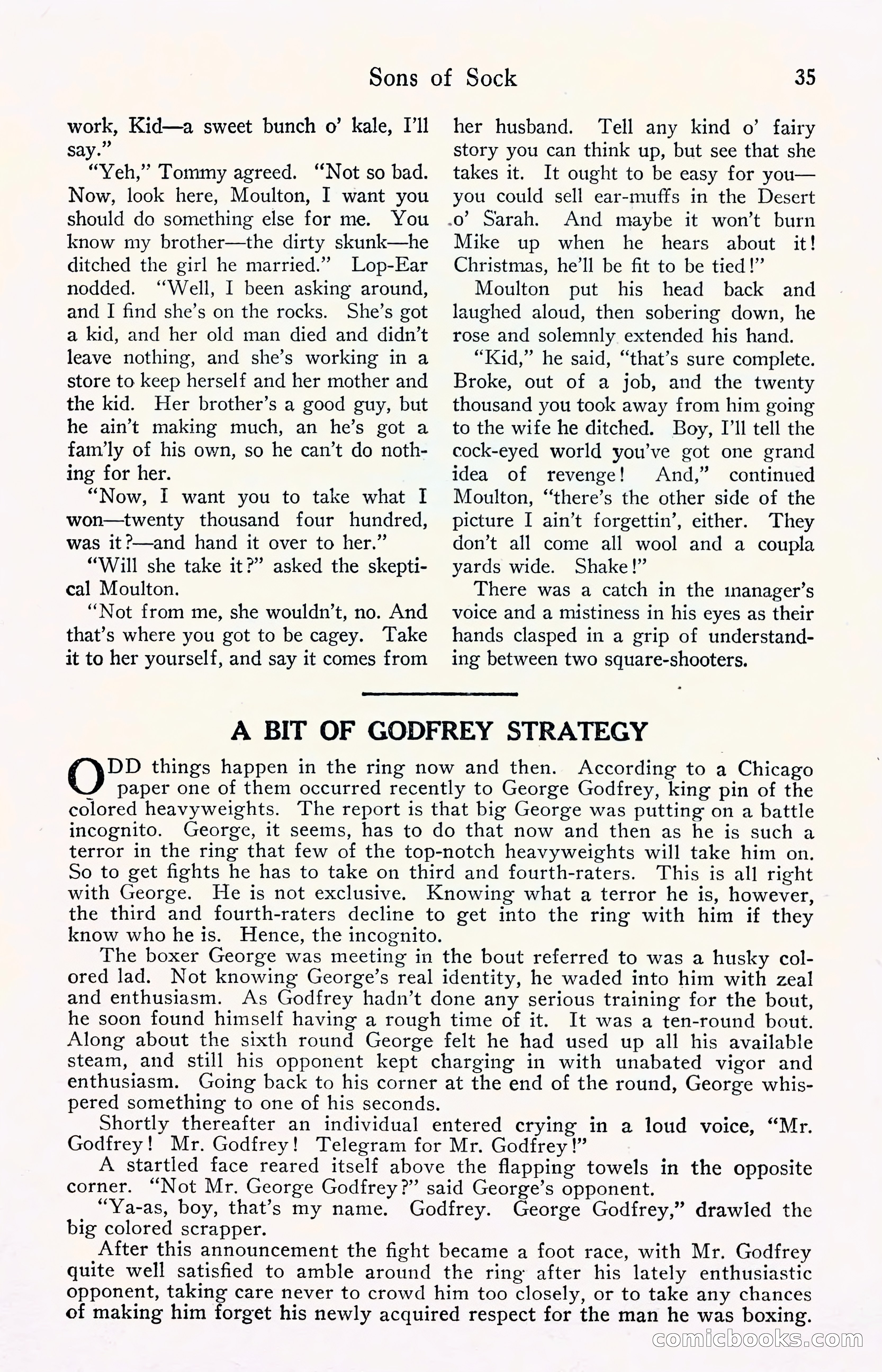 Fight Stories, September 1930 — page 37 of 133