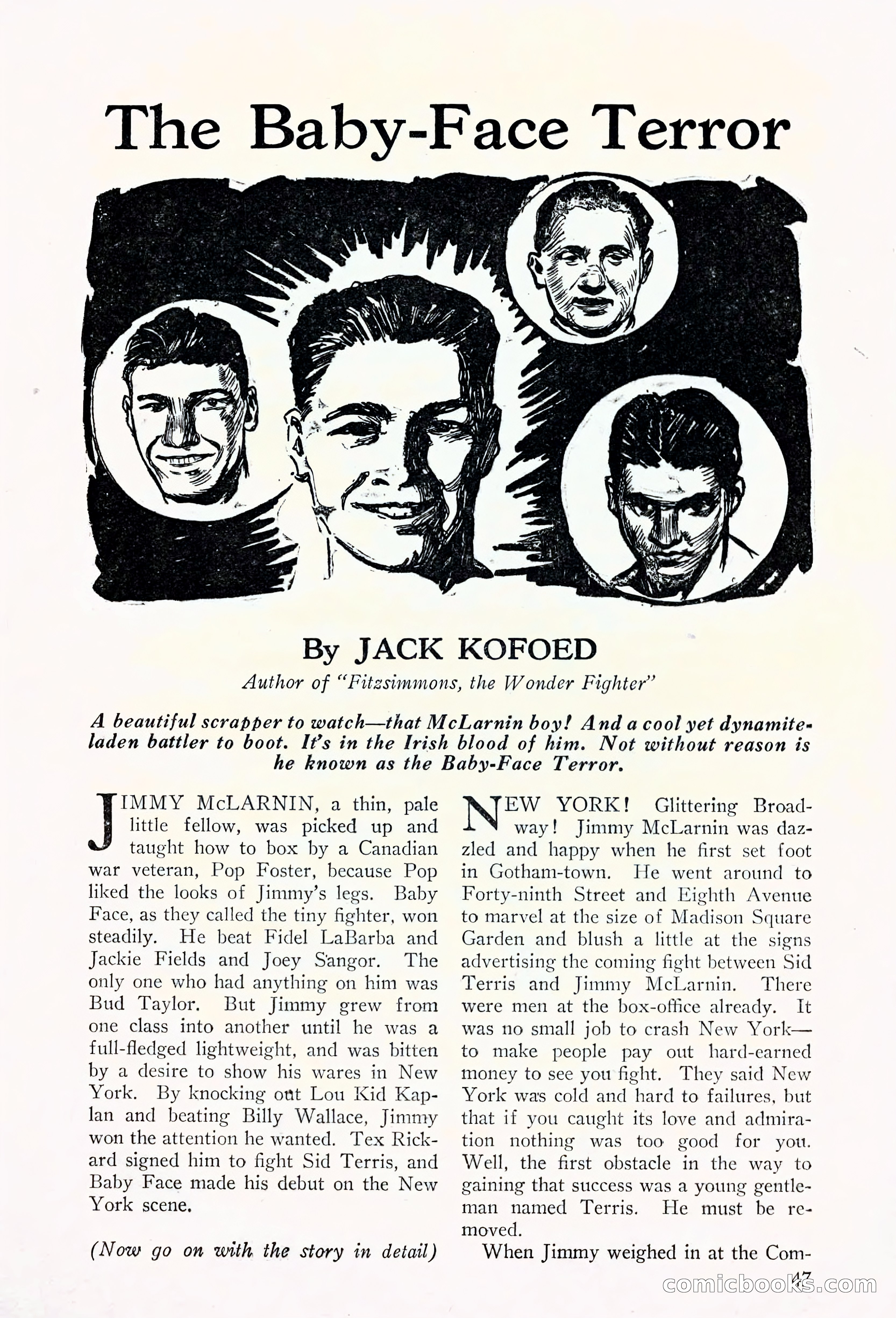 Fight Stories, September 1930 — page 49 of 133