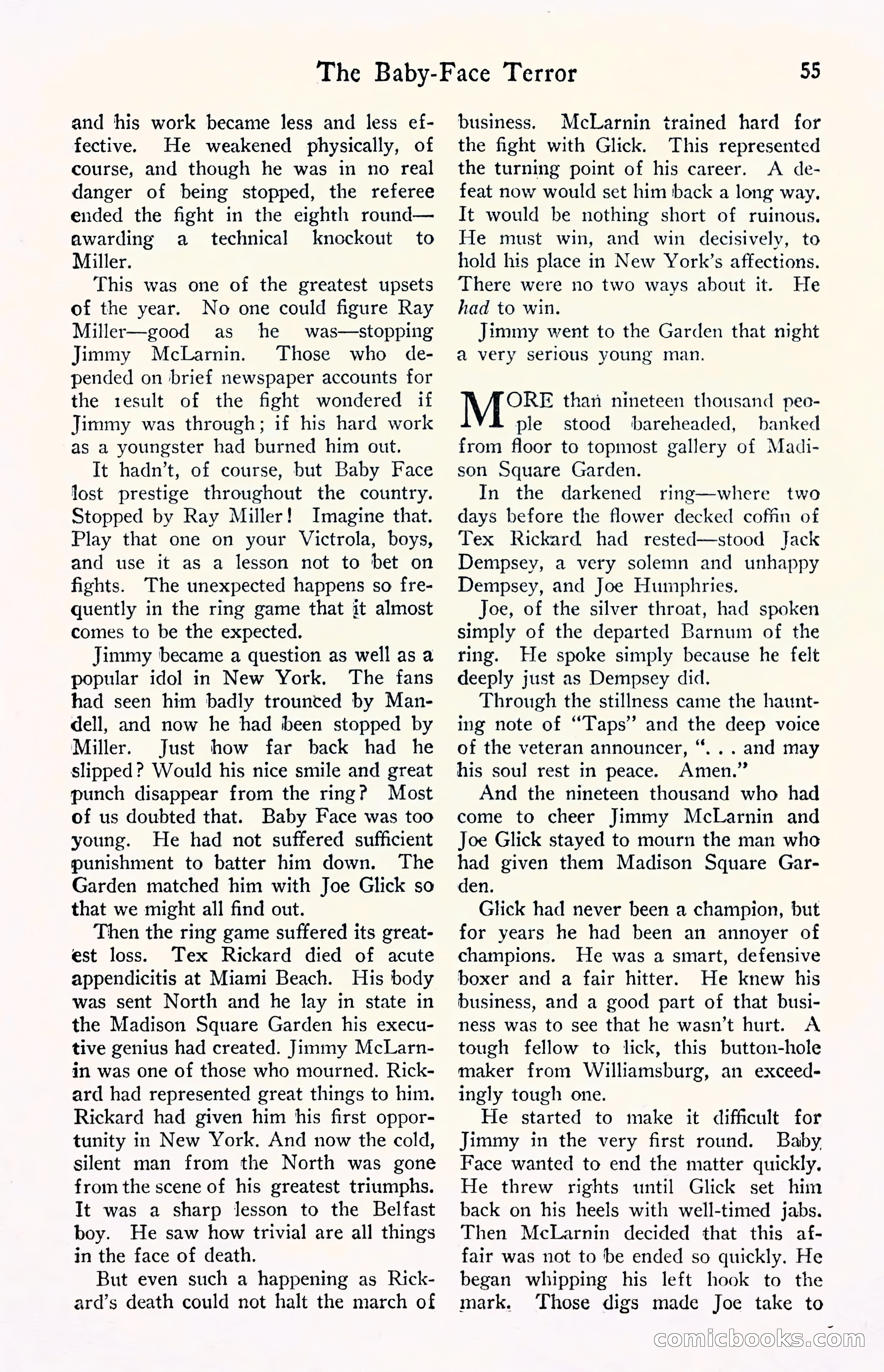 Fight Stories, September 1930 — page 57 of 133