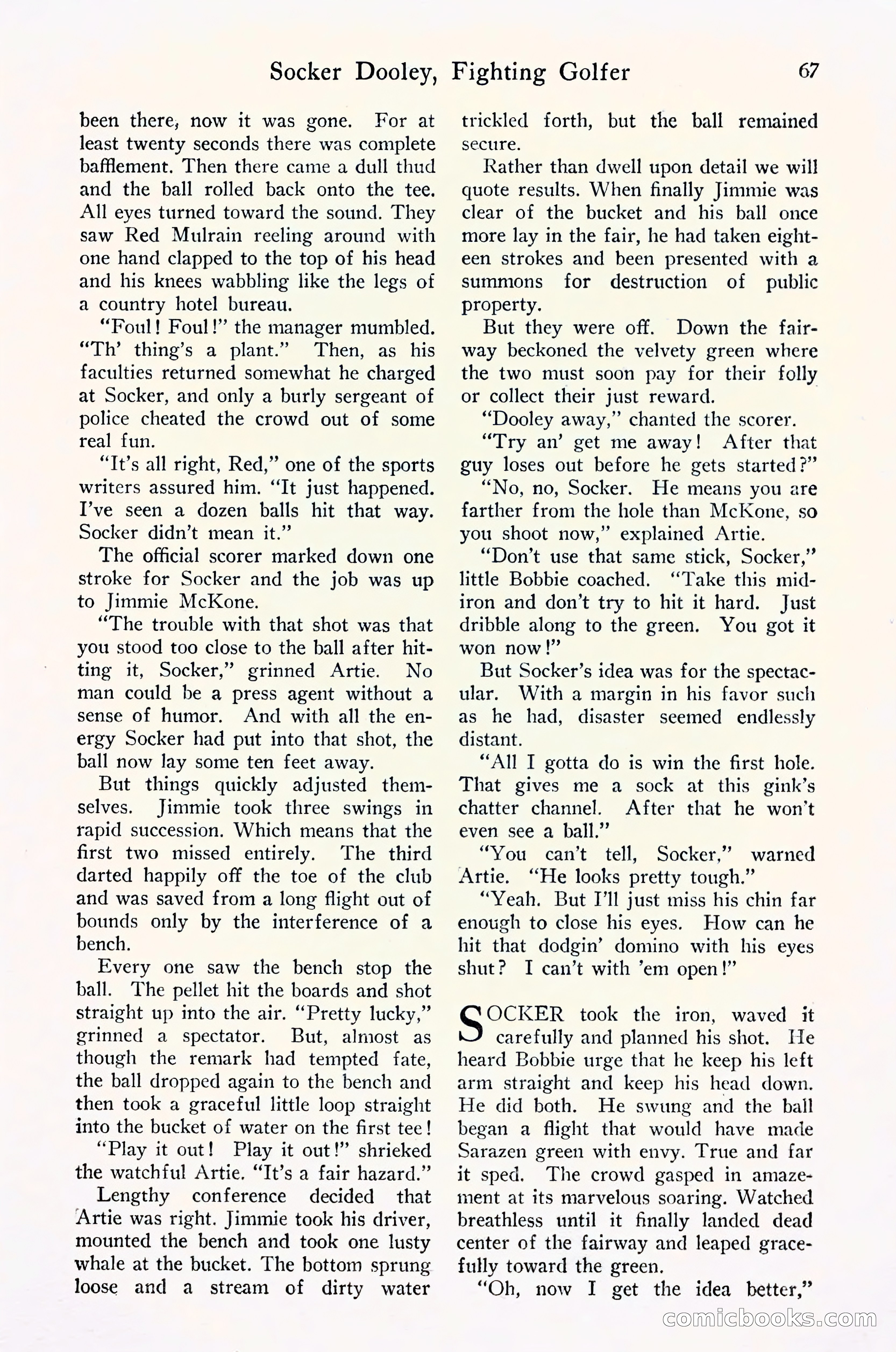 Fight Stories, September 1930 — page 69 of 133