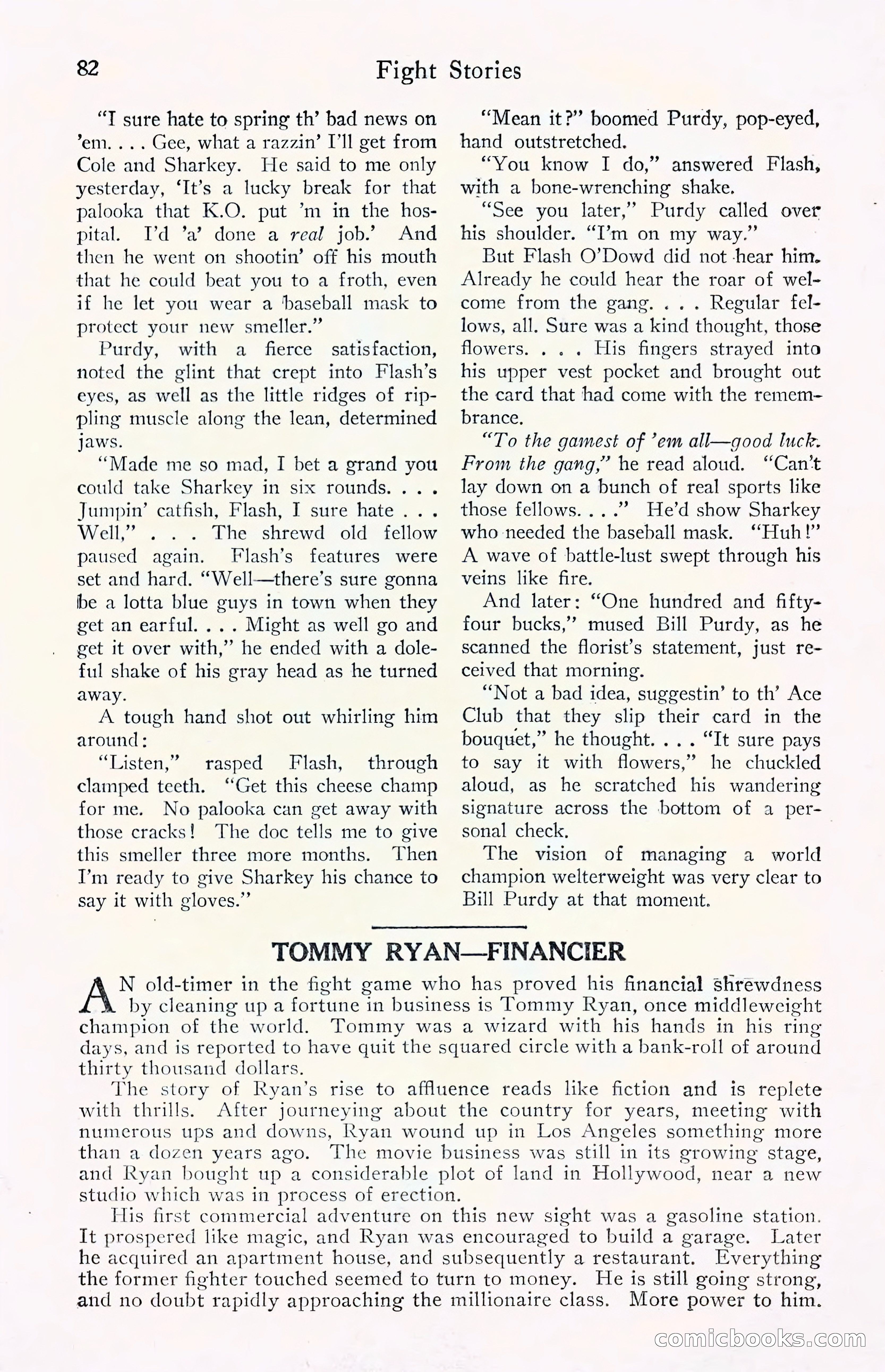 Fight Stories, September 1930 — page 84 of 133