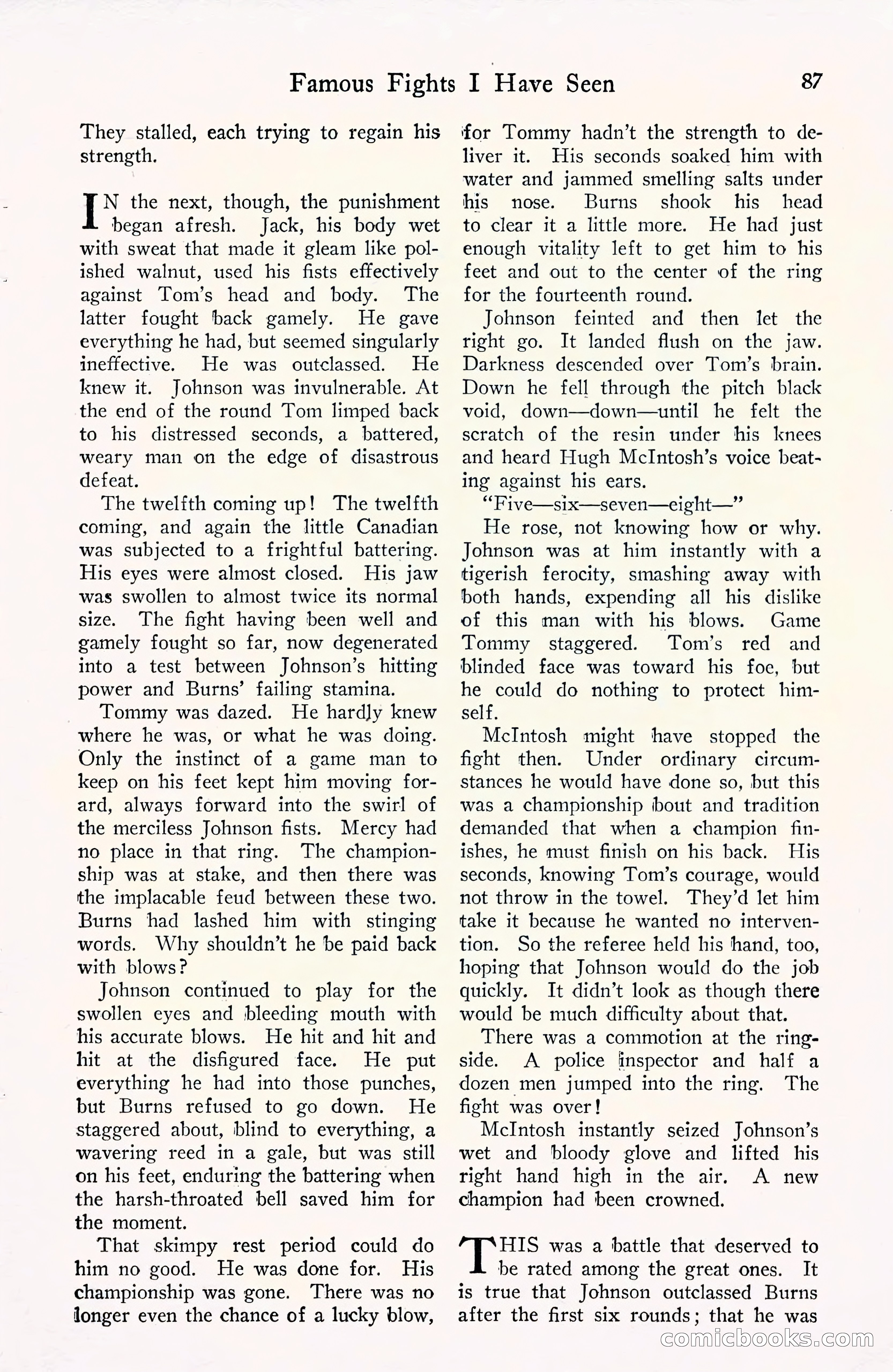 Fight Stories, September 1930 — page 89 of 133