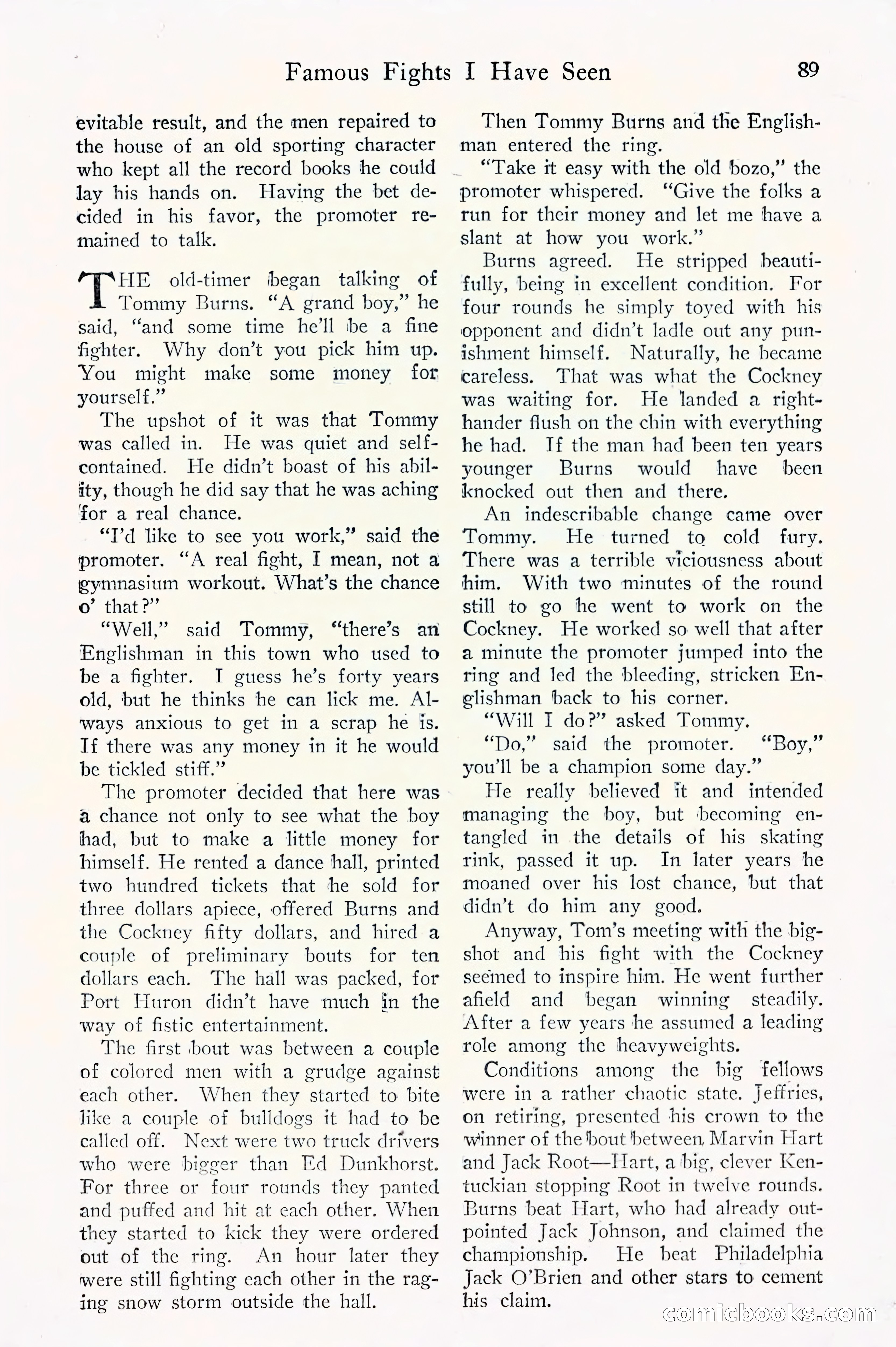 Fight Stories, September 1930 — page 91 of 133