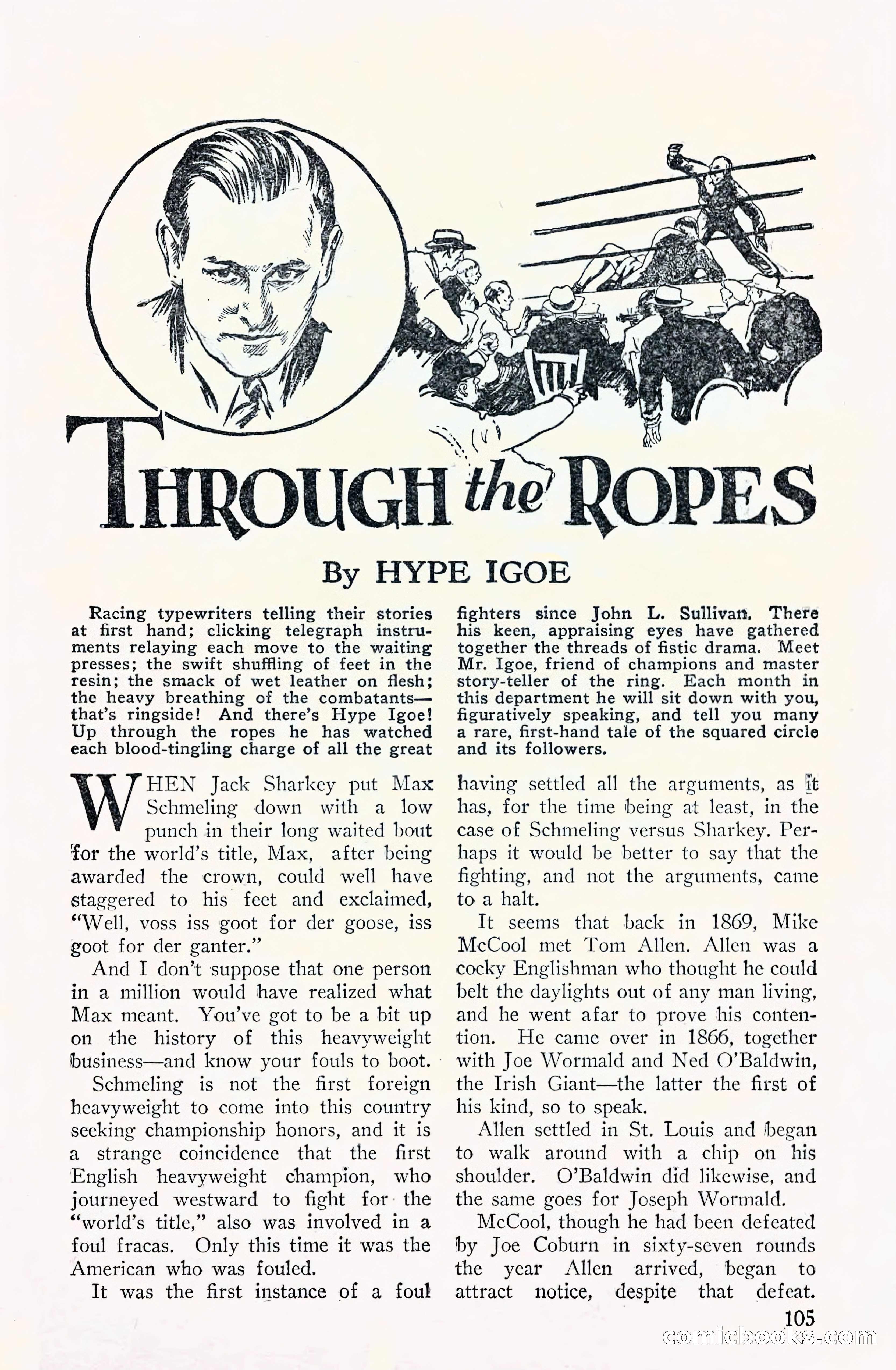 Fight Stories, September 1930 — page 107 of 133