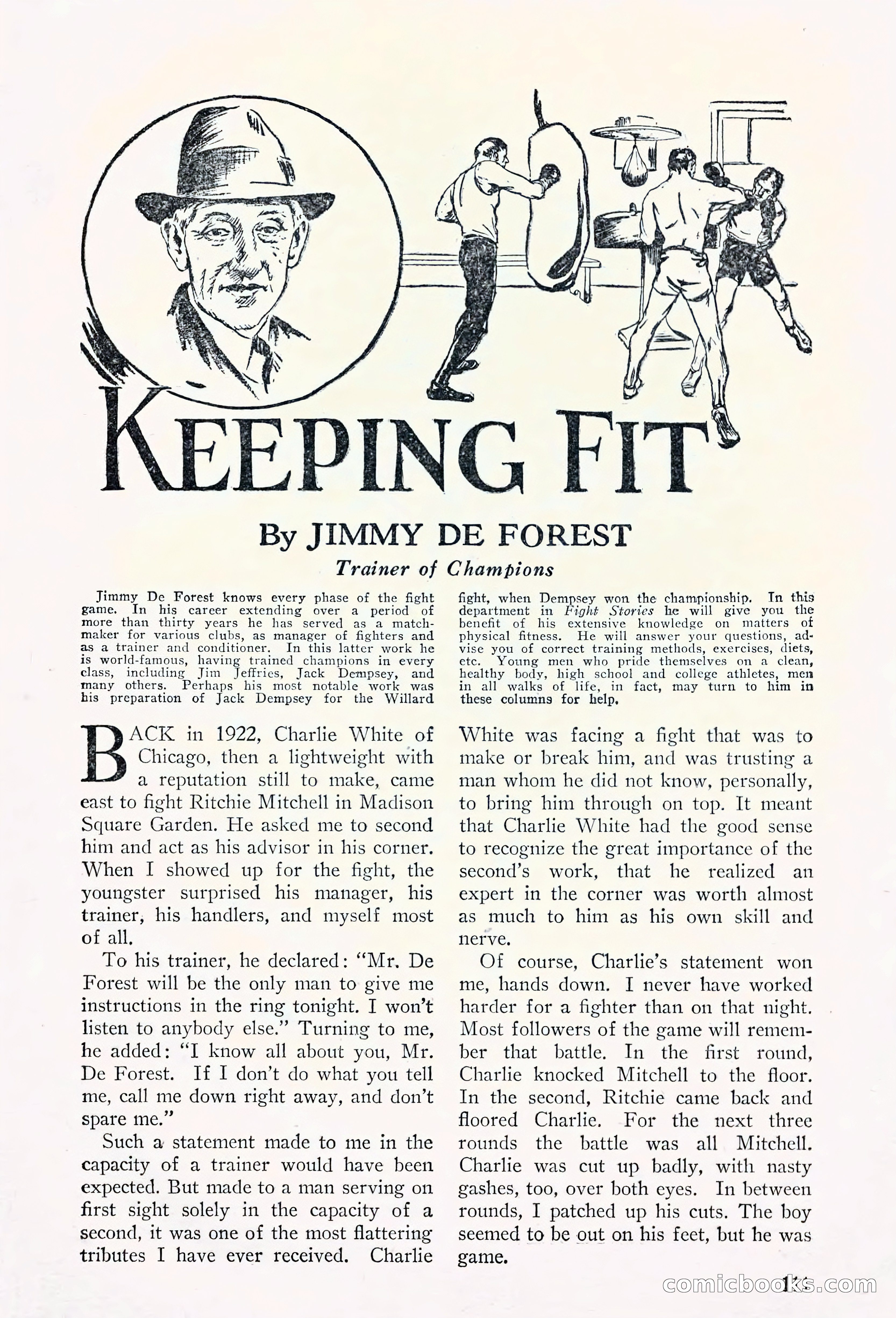 Fight Stories, September 1930 — page 113 of 133