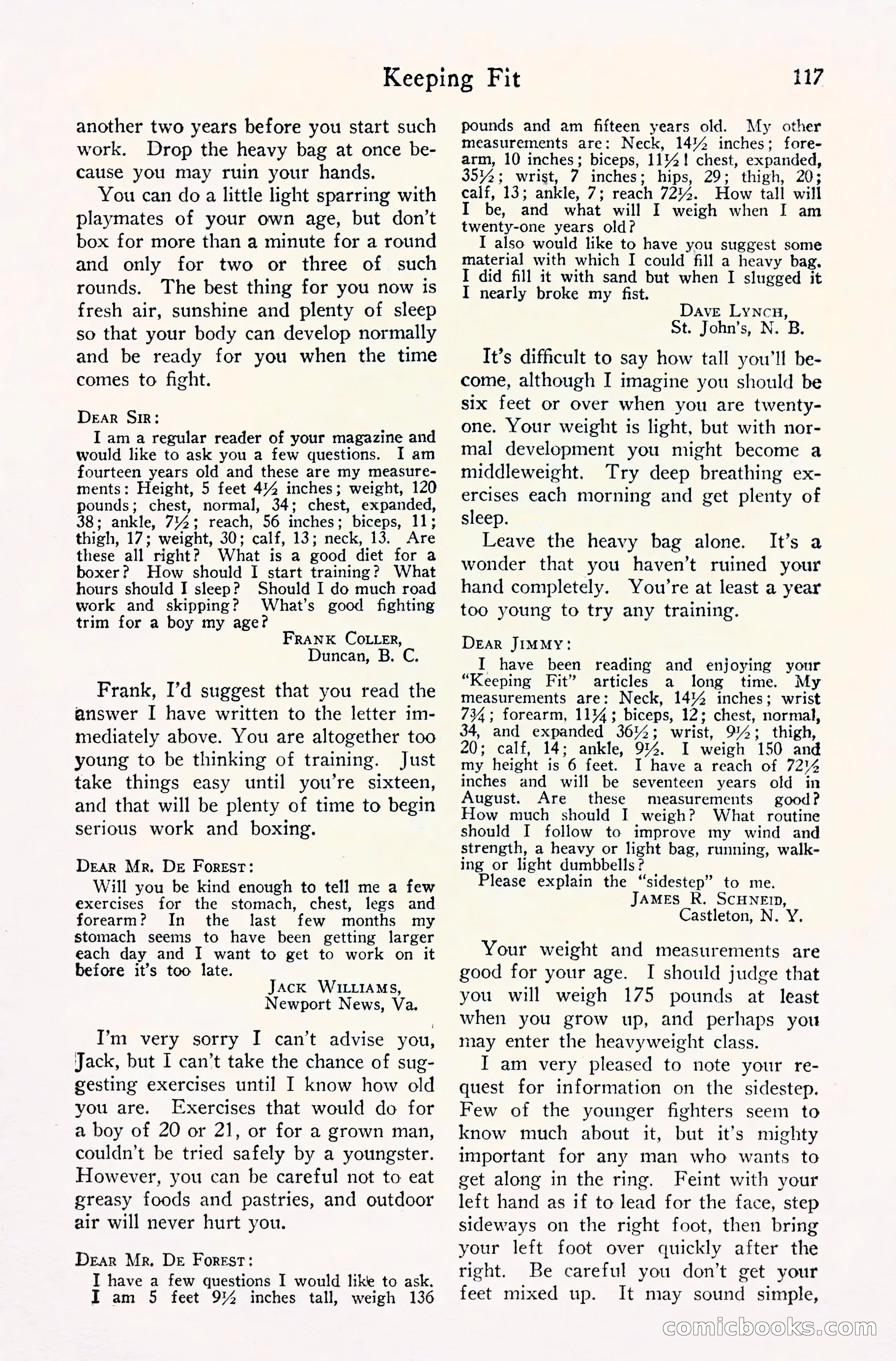Fight Stories, September 1930 — page 119 of 133