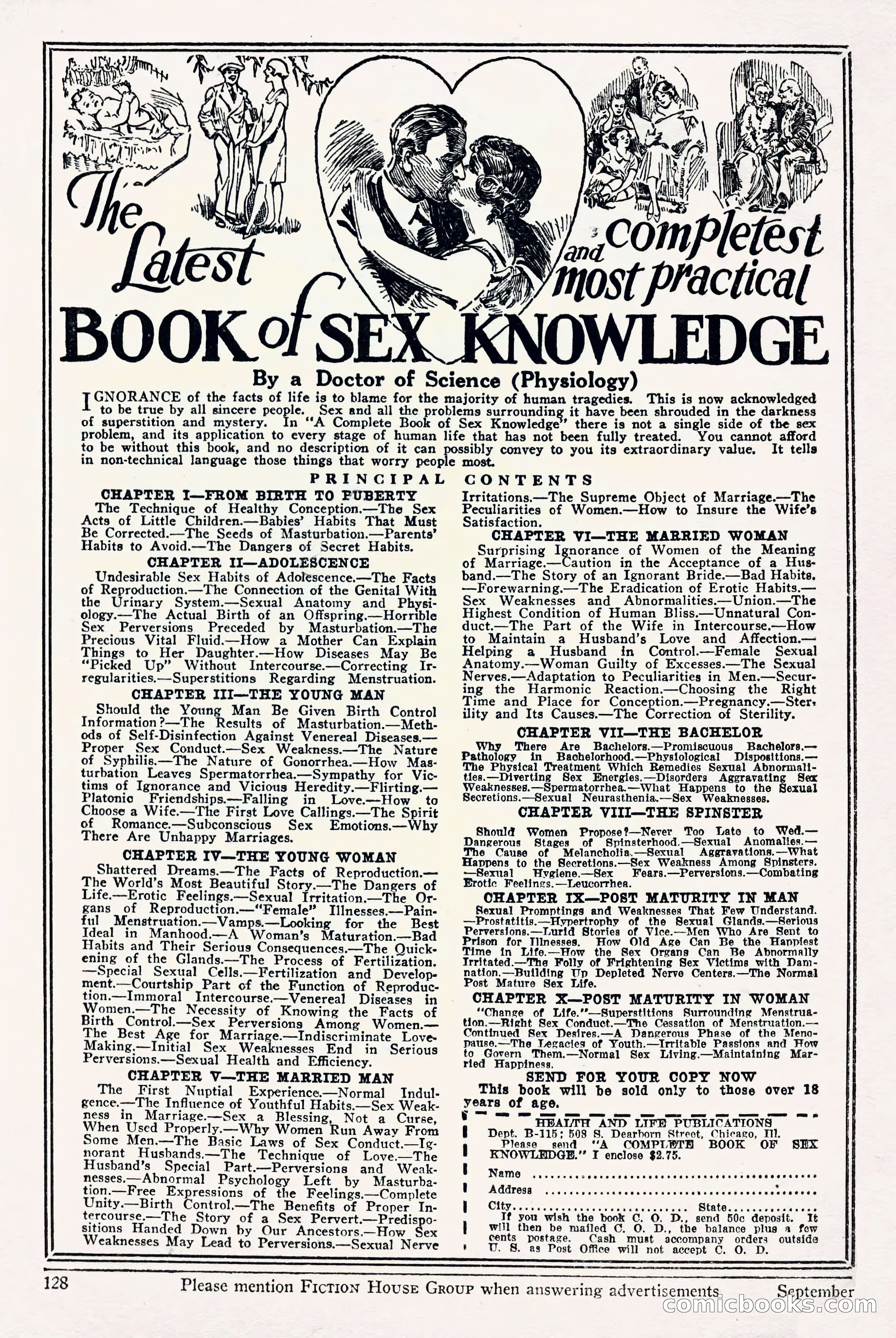 Fight Stories, September 1930 — page 130 of 133
