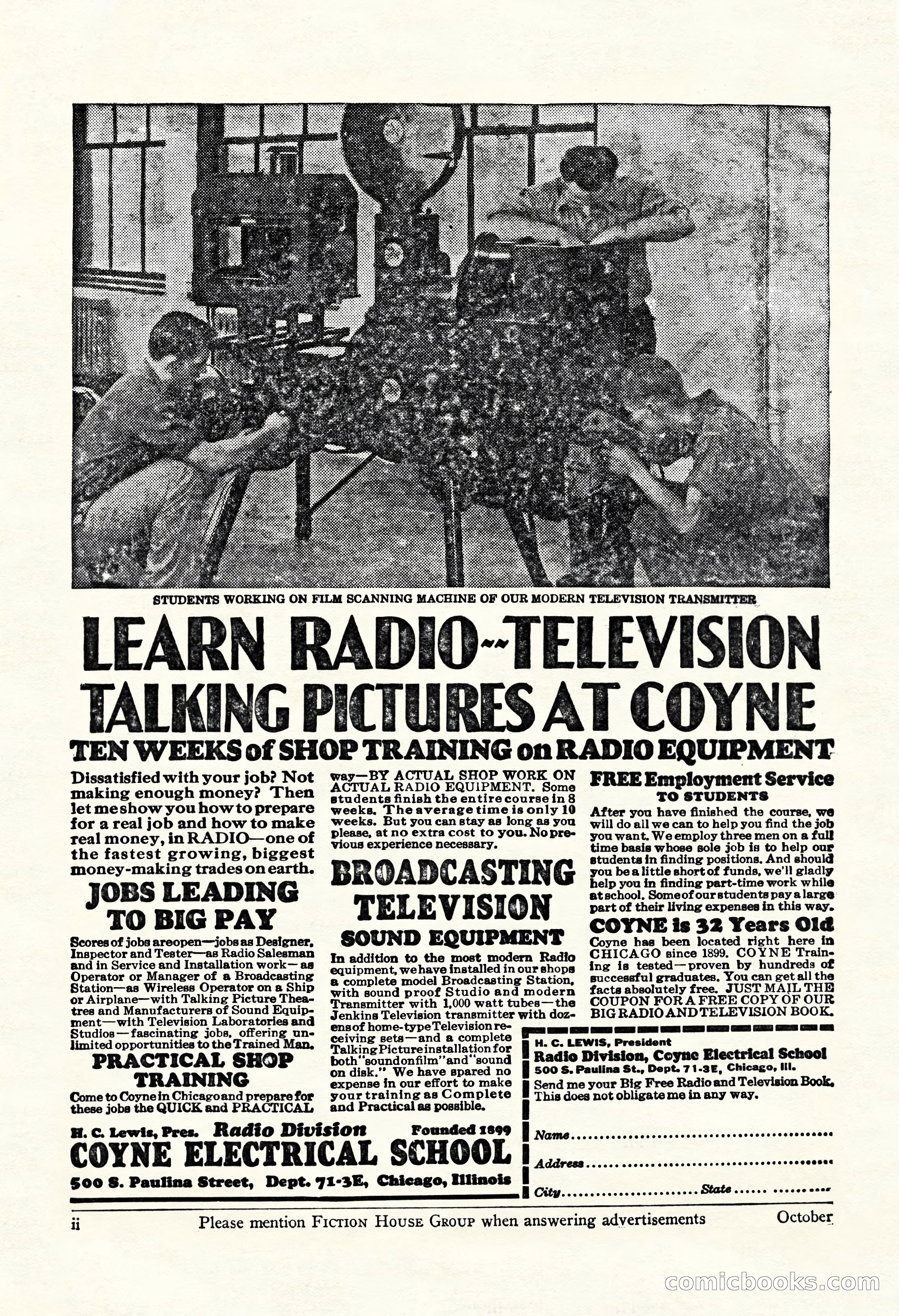Fight Stories, October 1931 — page 4 of 132