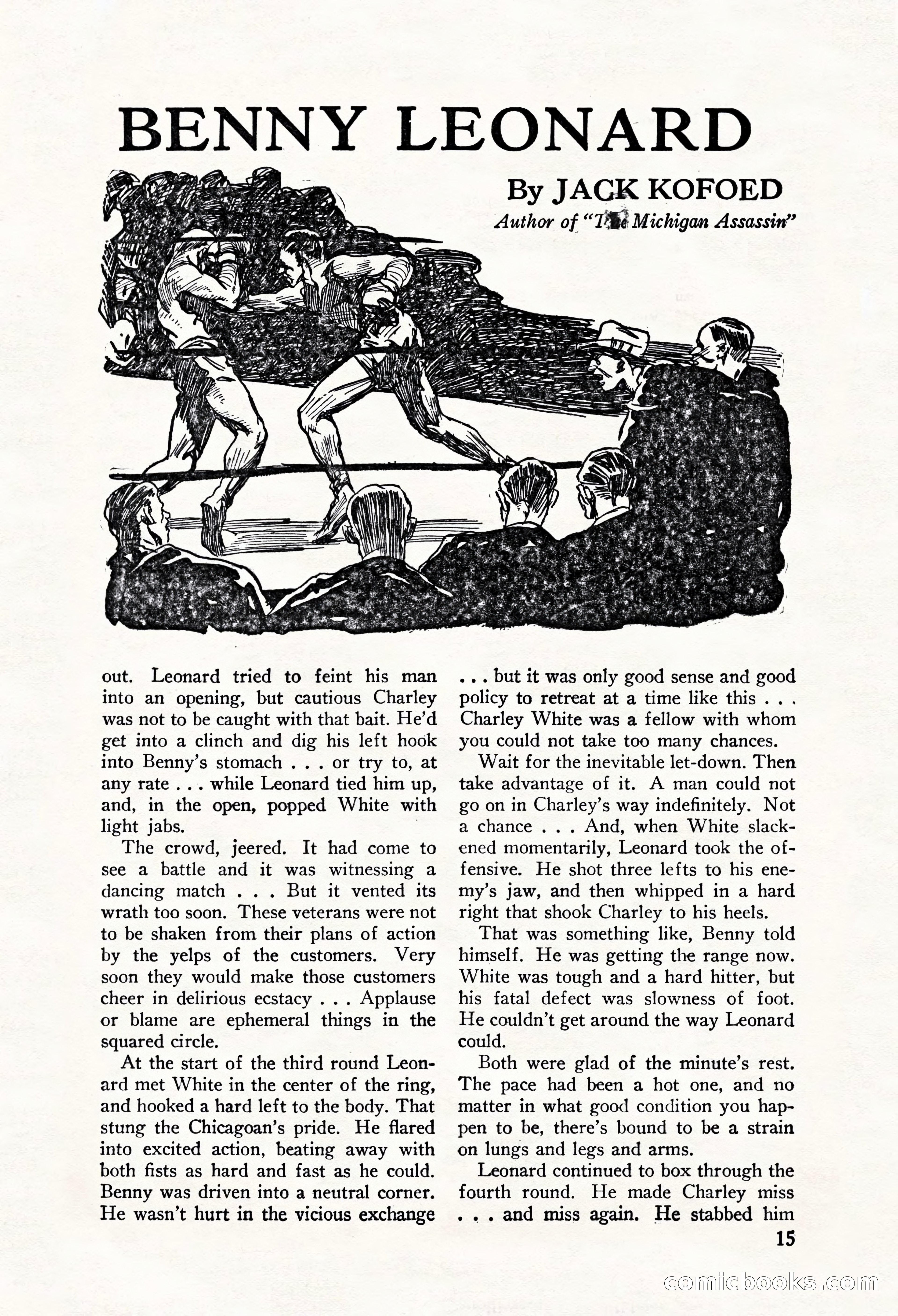 Fight Stories, October 1931 — page 17 of 132