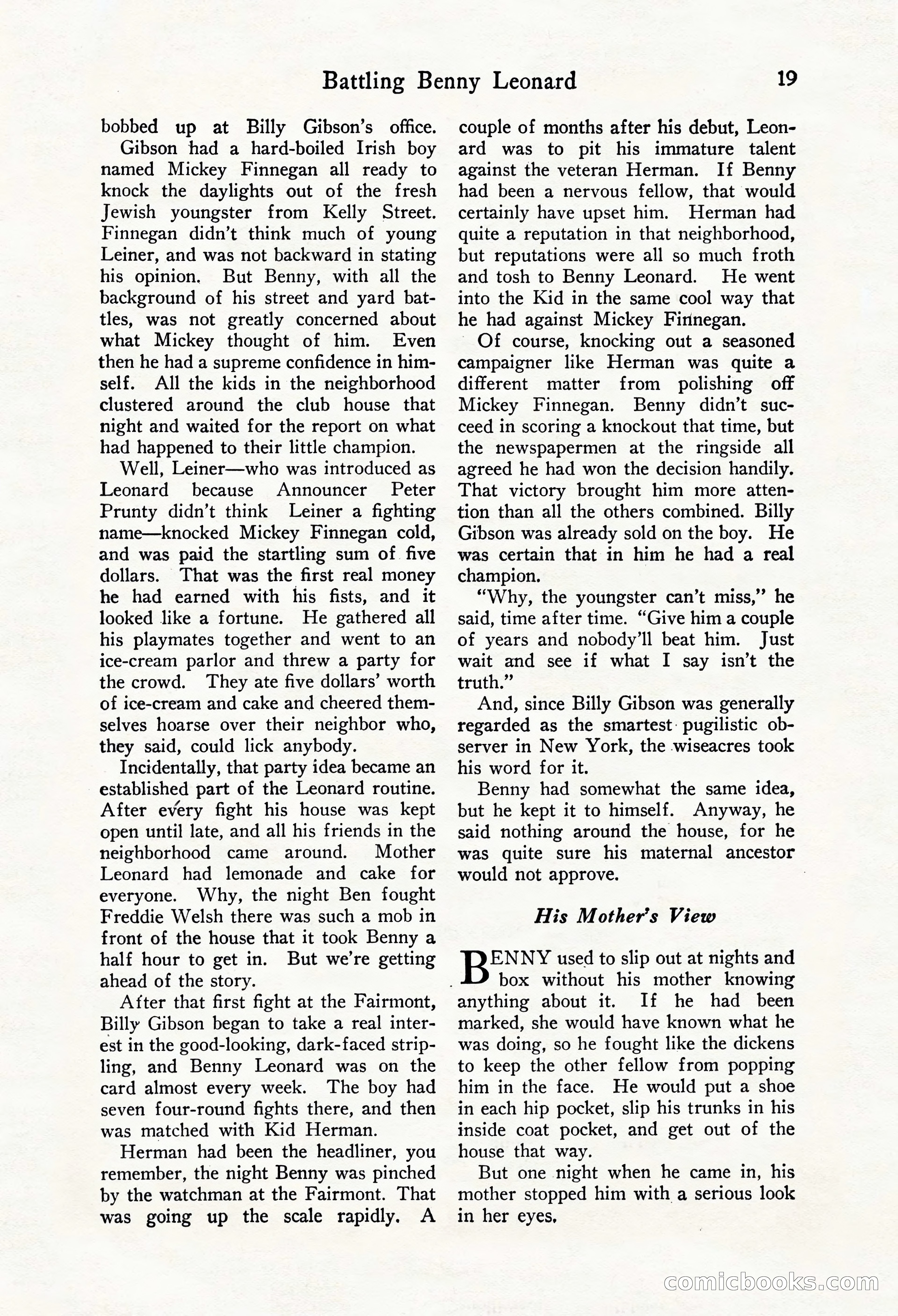 Fight Stories, October 1931 — page 21 of 132