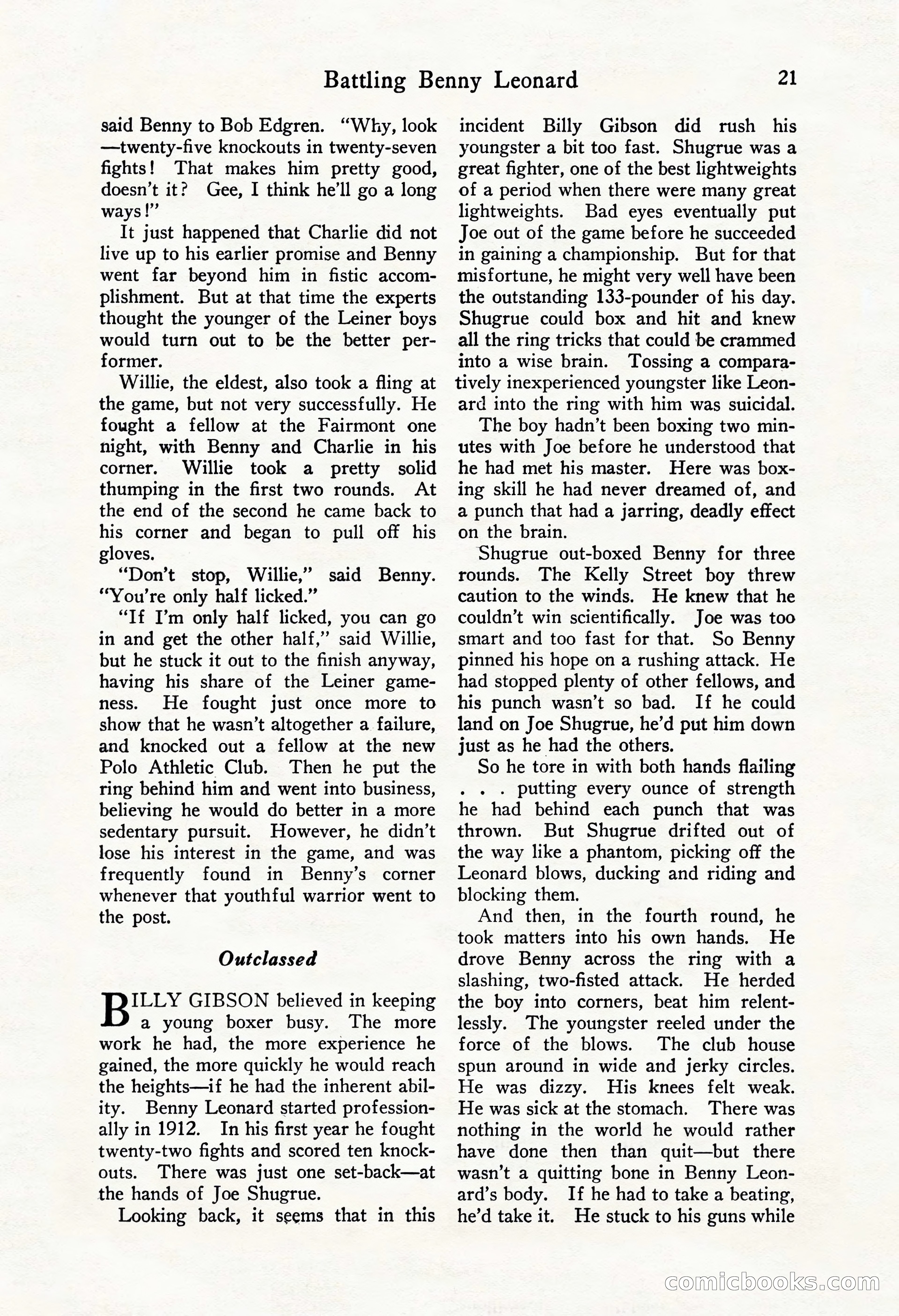 Fight Stories, October 1931 — page 23 of 132