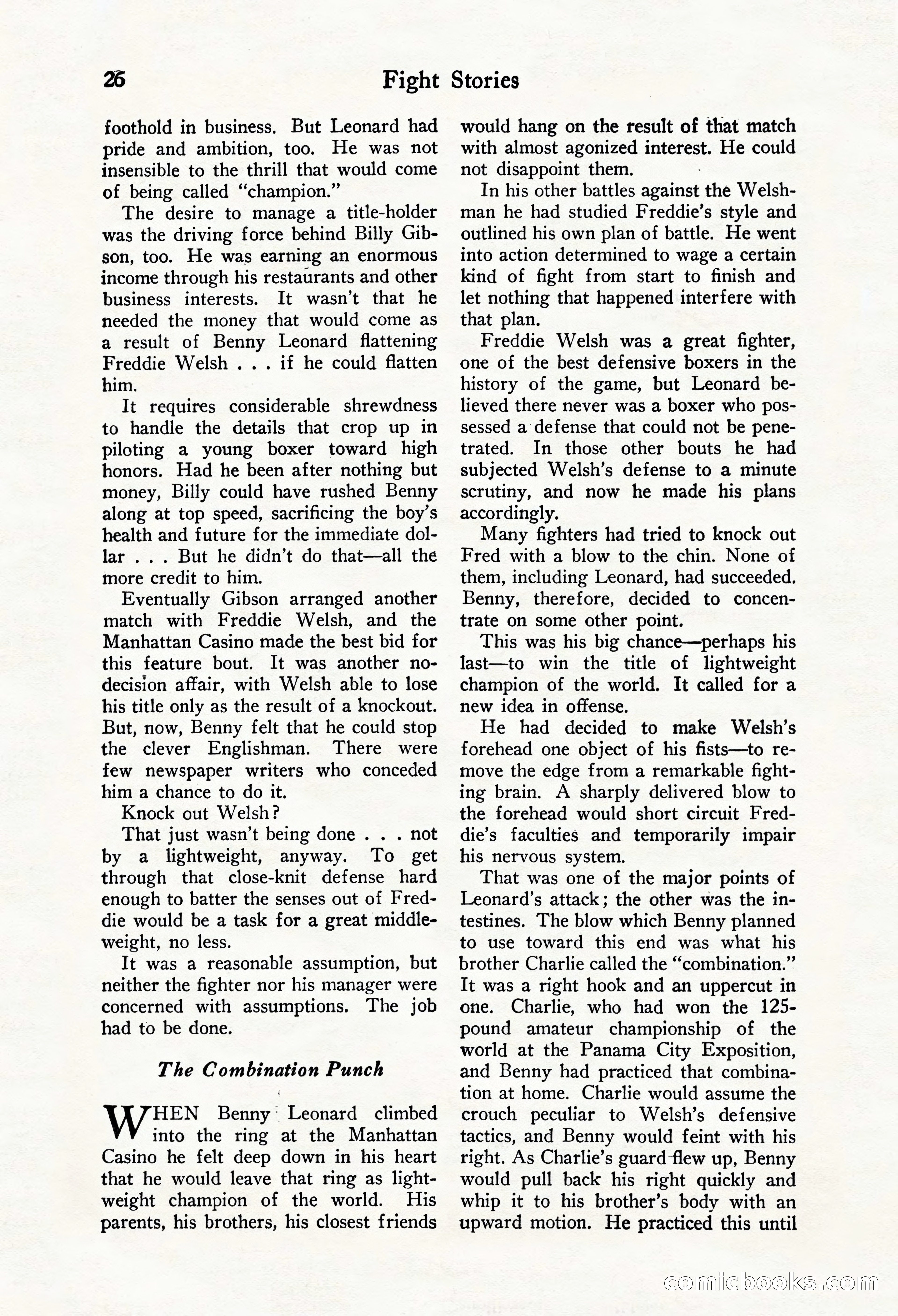 Fight Stories, October 1931 — page 28 of 132