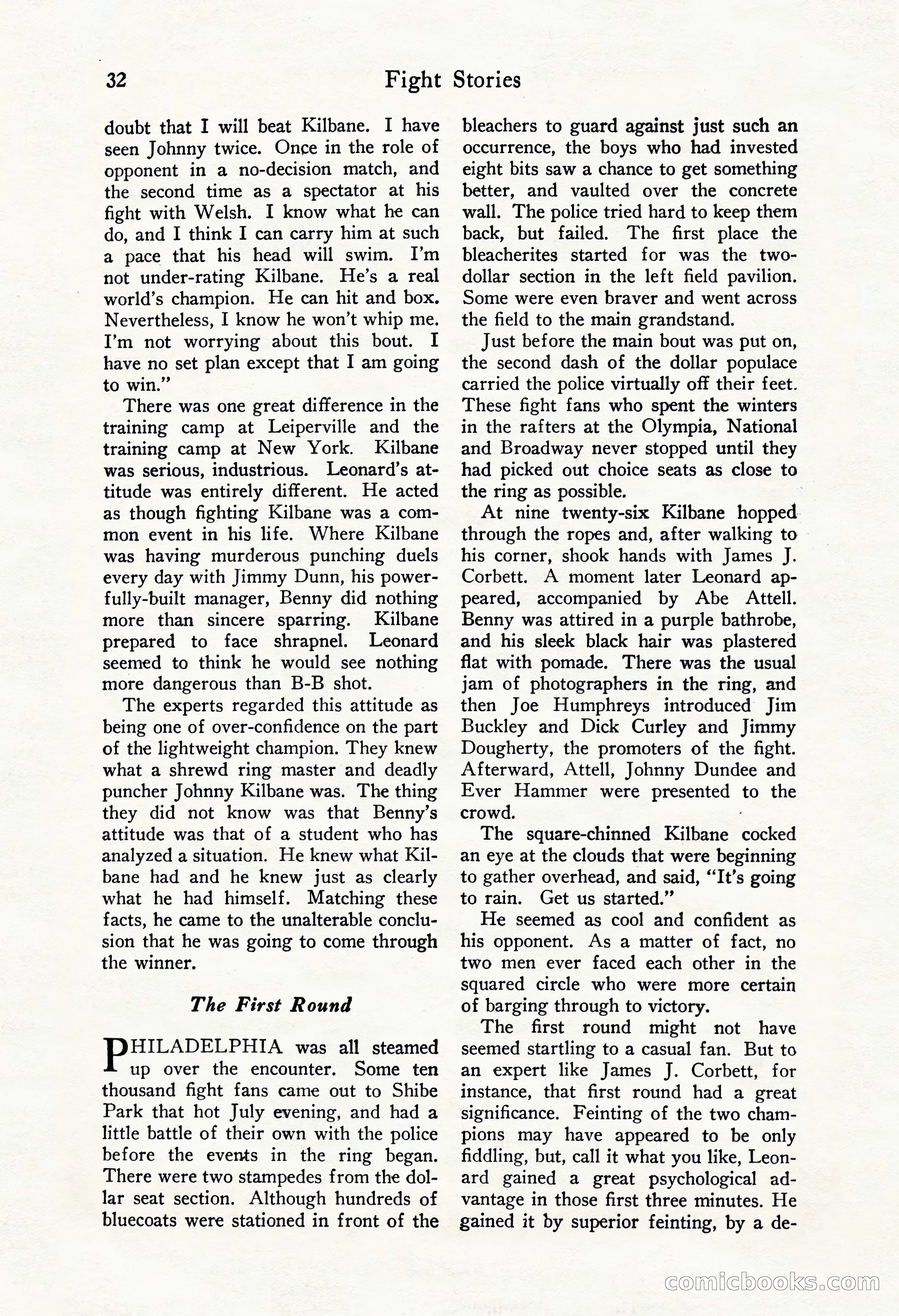 Fight Stories, October 1931 — page 34 of 132