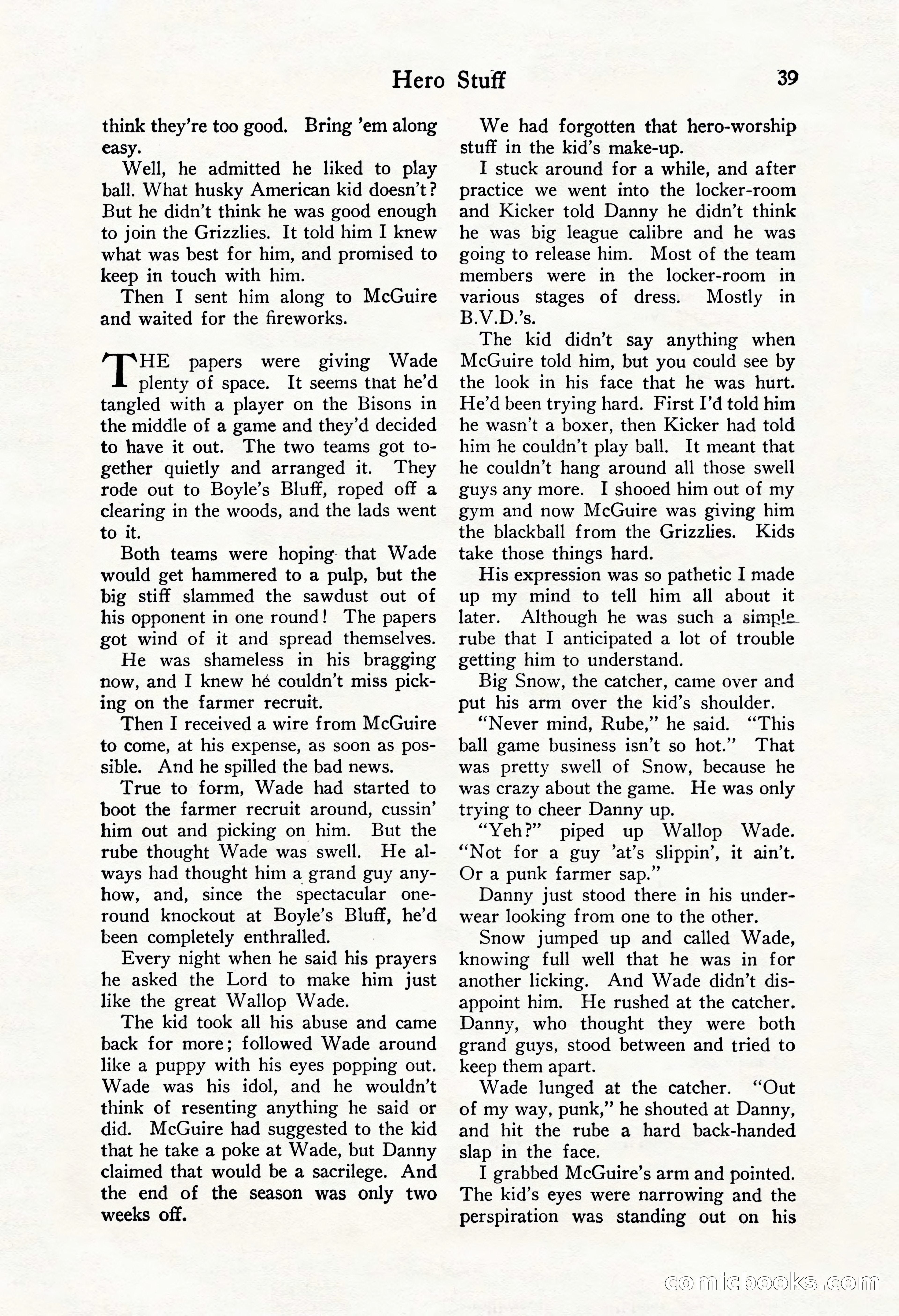 Fight Stories, October 1931 — page 41 of 132