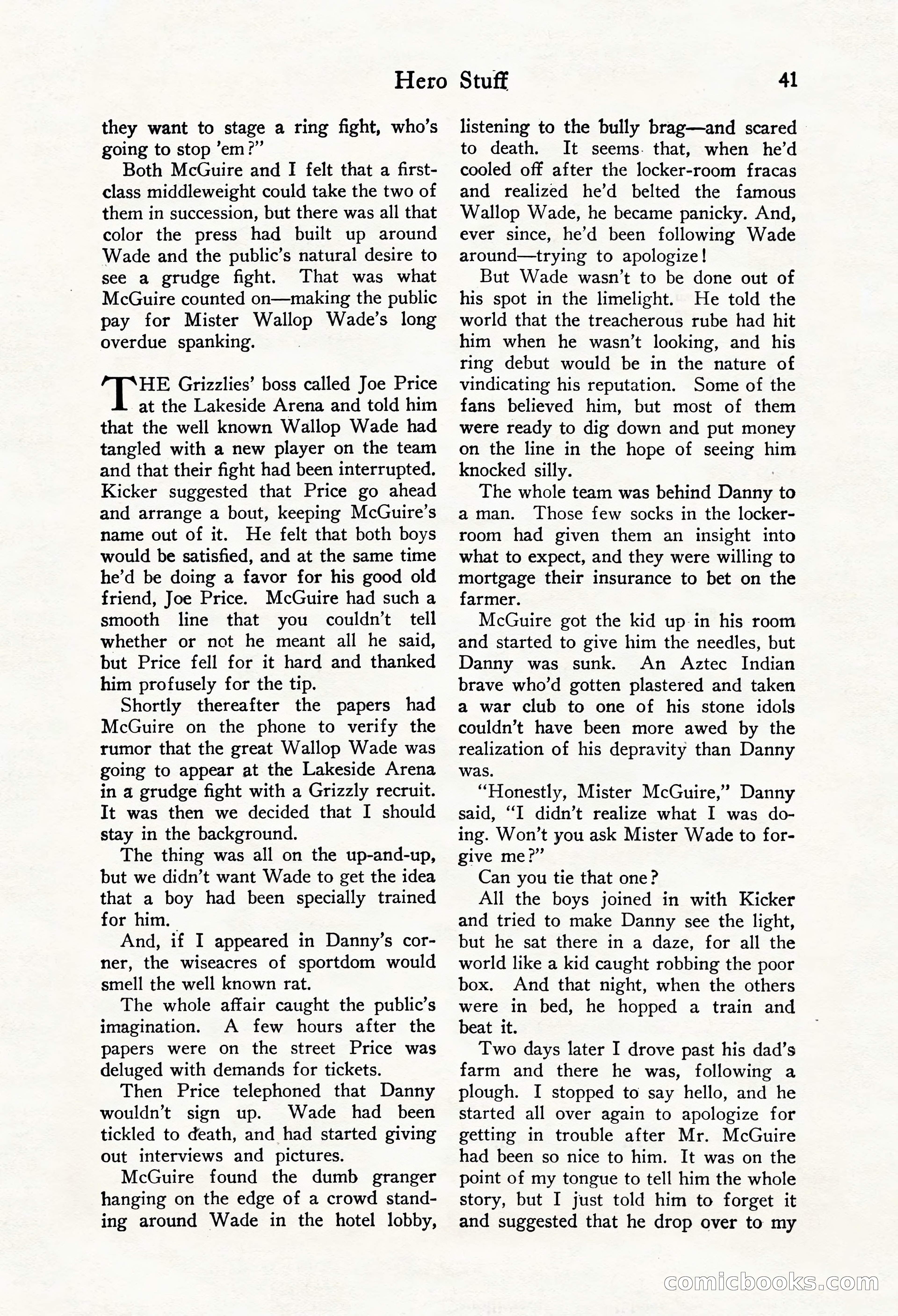 Fight Stories, October 1931 — page 43 of 132