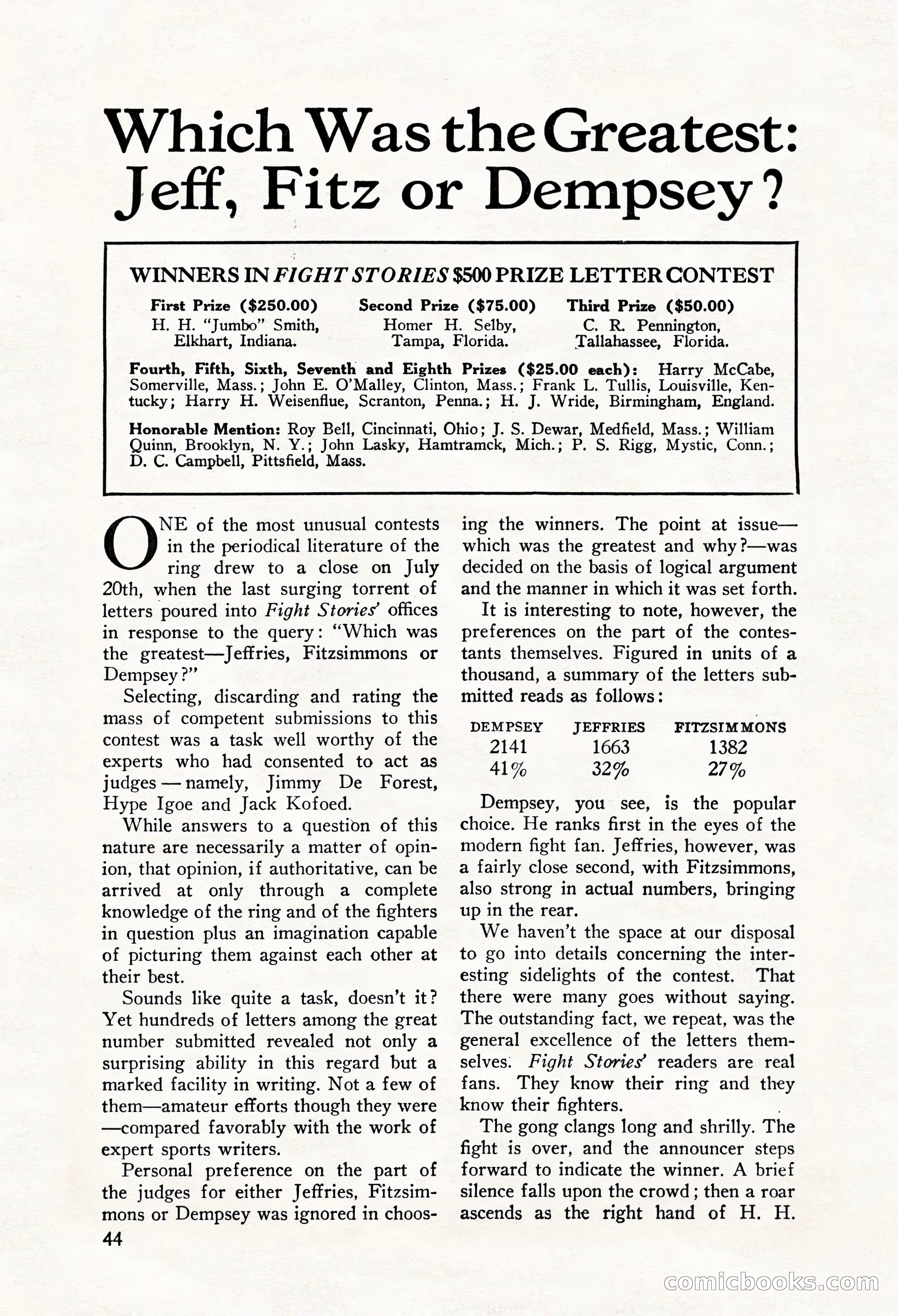Fight Stories, October 1931 — page 46 of 132