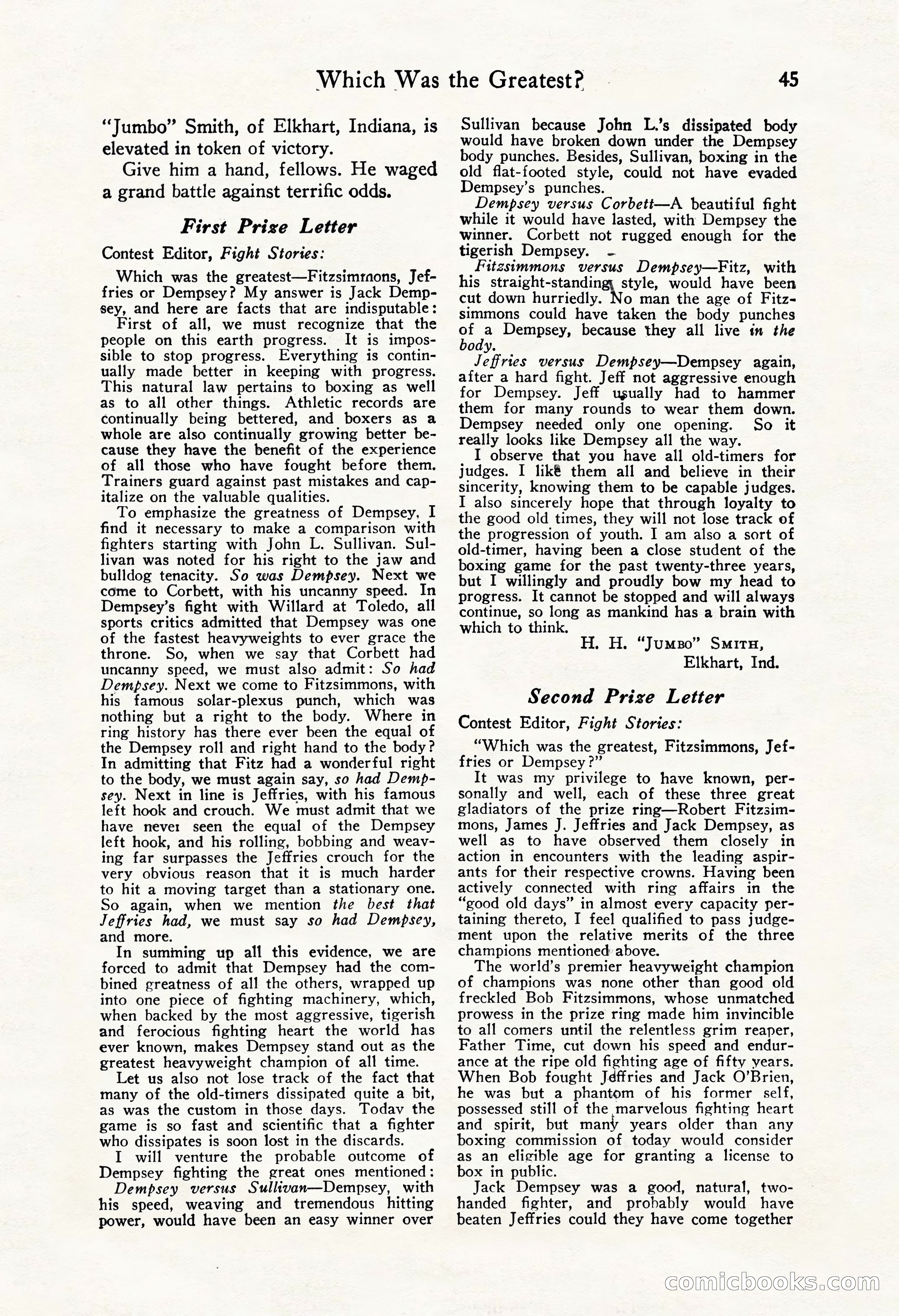Fight Stories, October 1931 — page 47 of 132