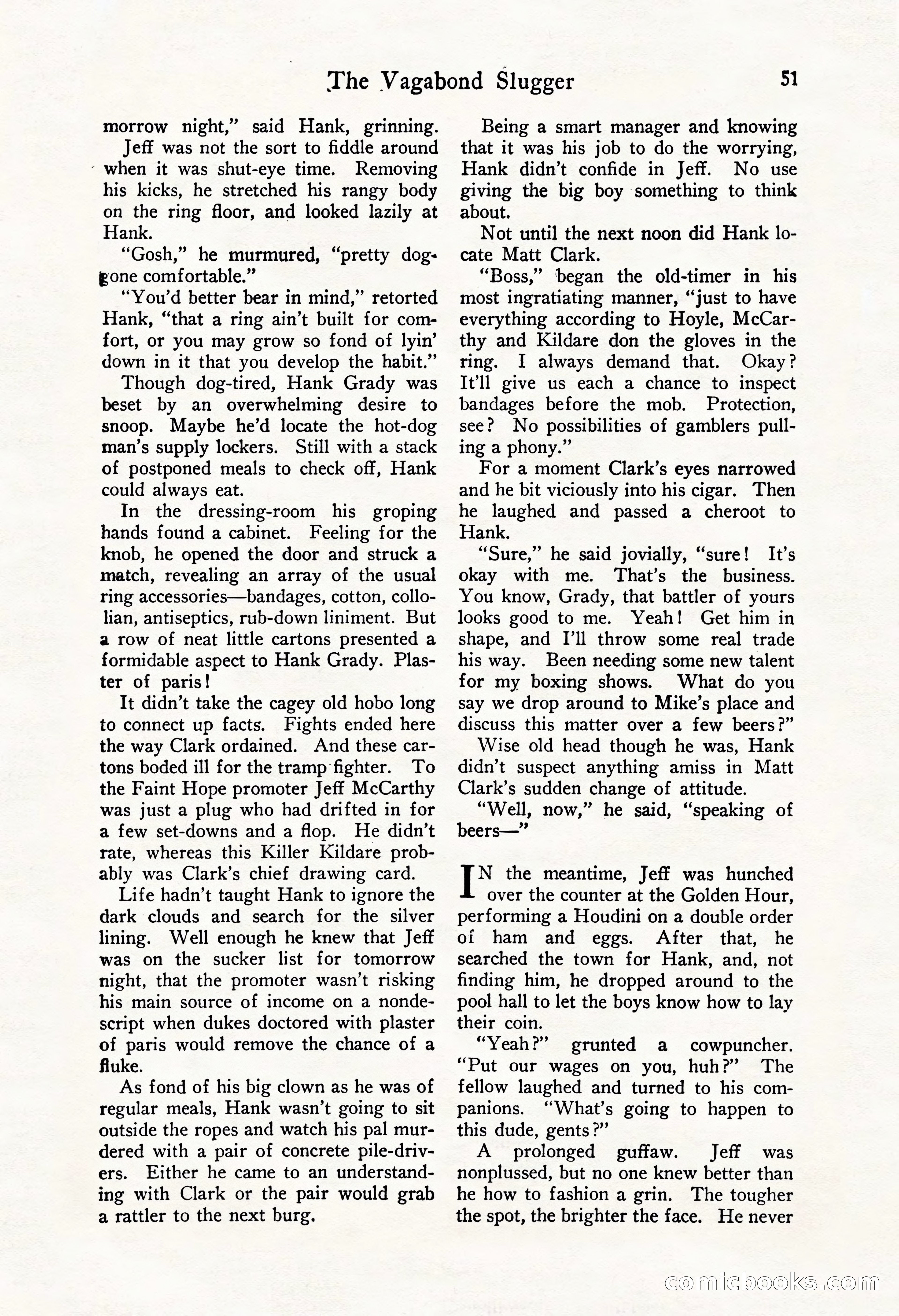 Fight Stories, October 1931 — page 53 of 132
