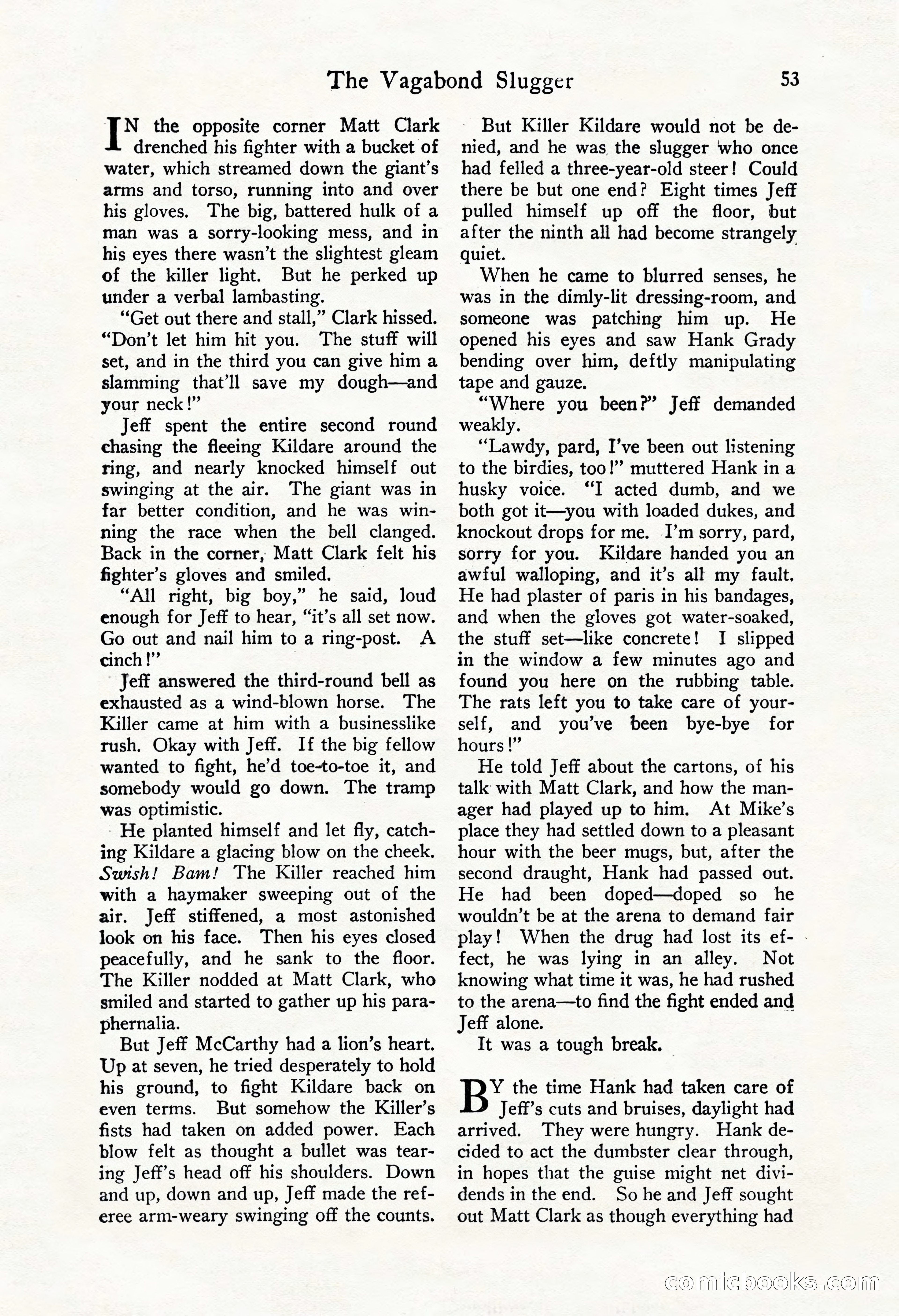Fight Stories, October 1931 — page 55 of 132