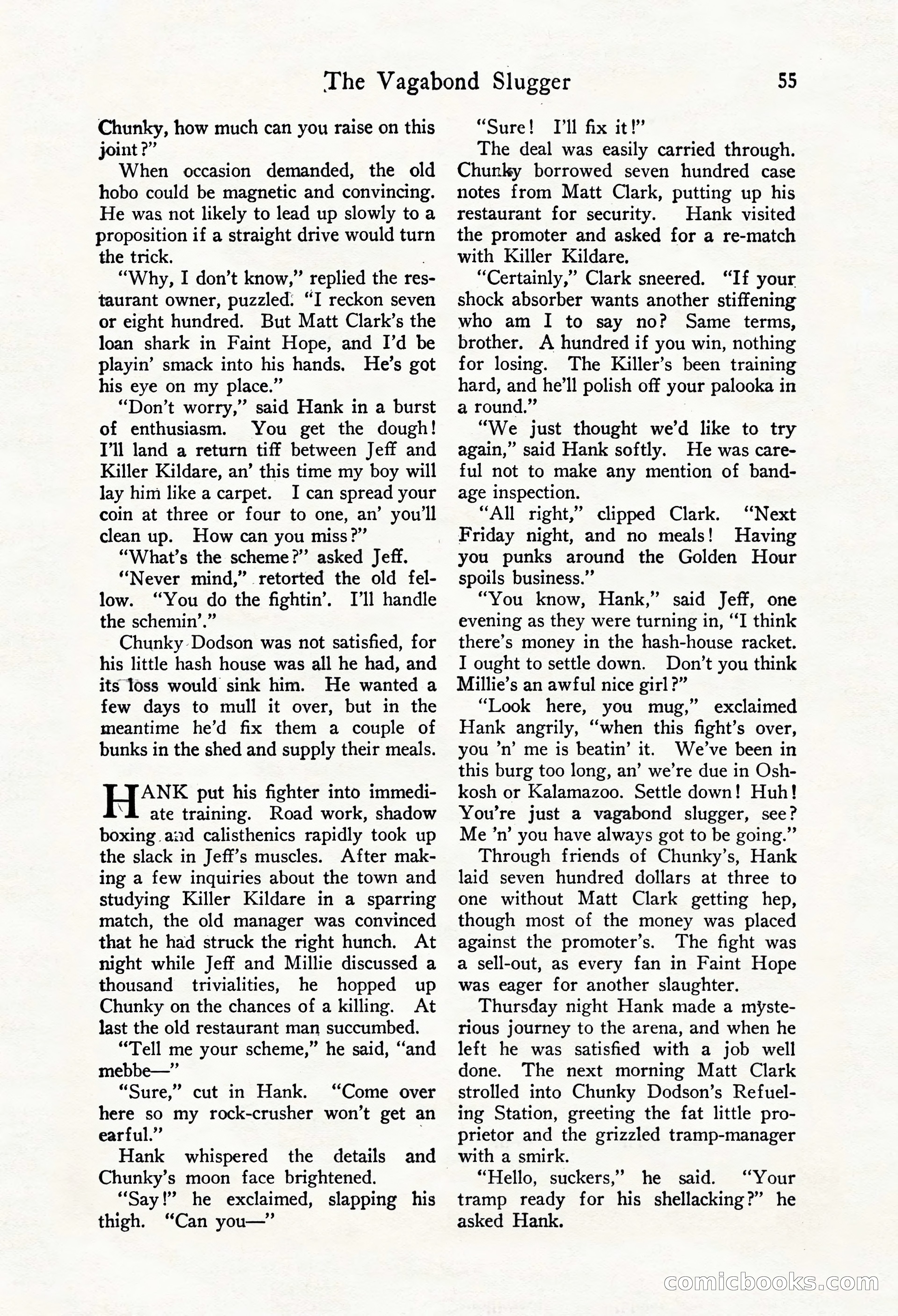Fight Stories, October 1931 — page 57 of 132