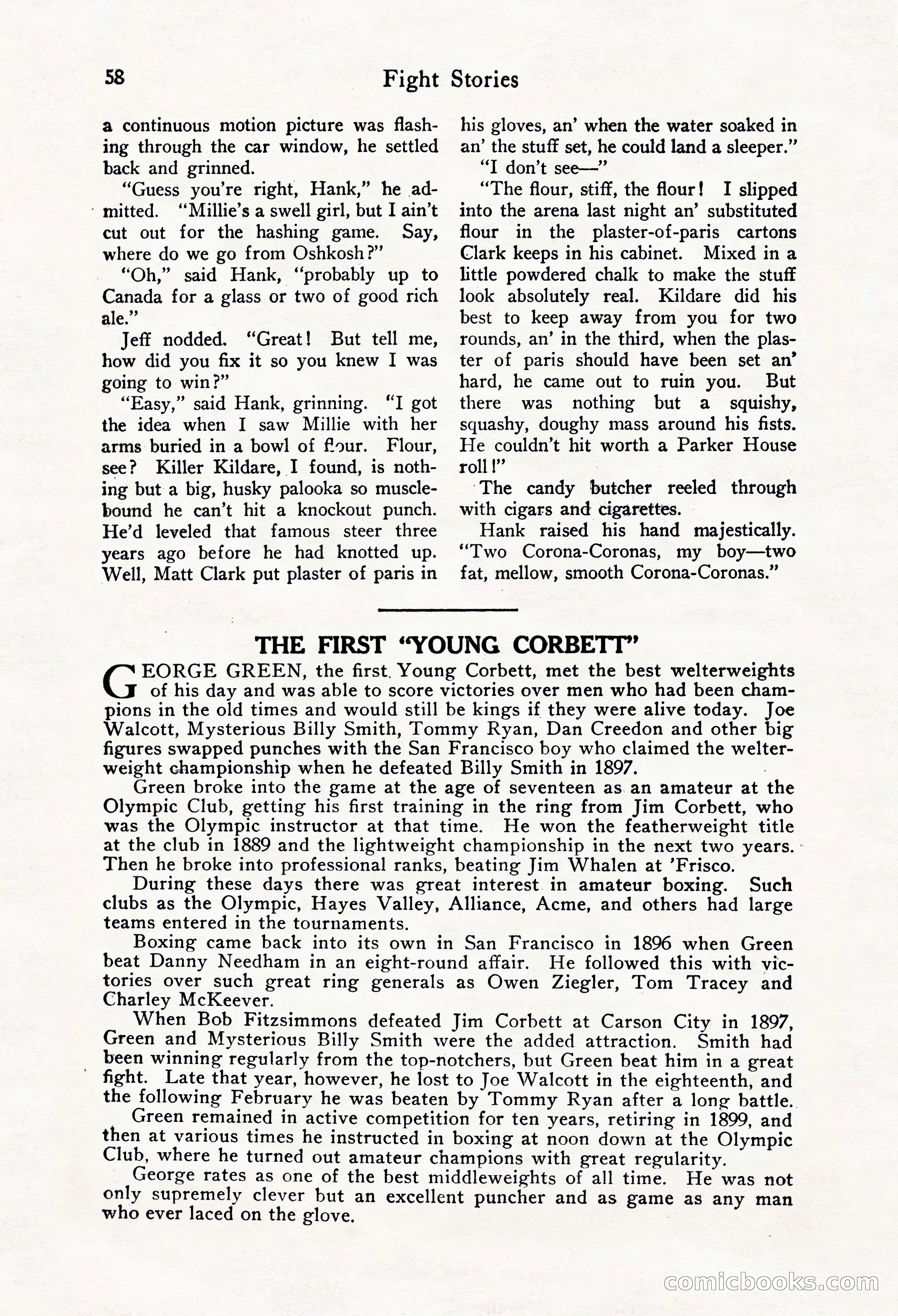 Fight Stories, October 1931 — page 60 of 132