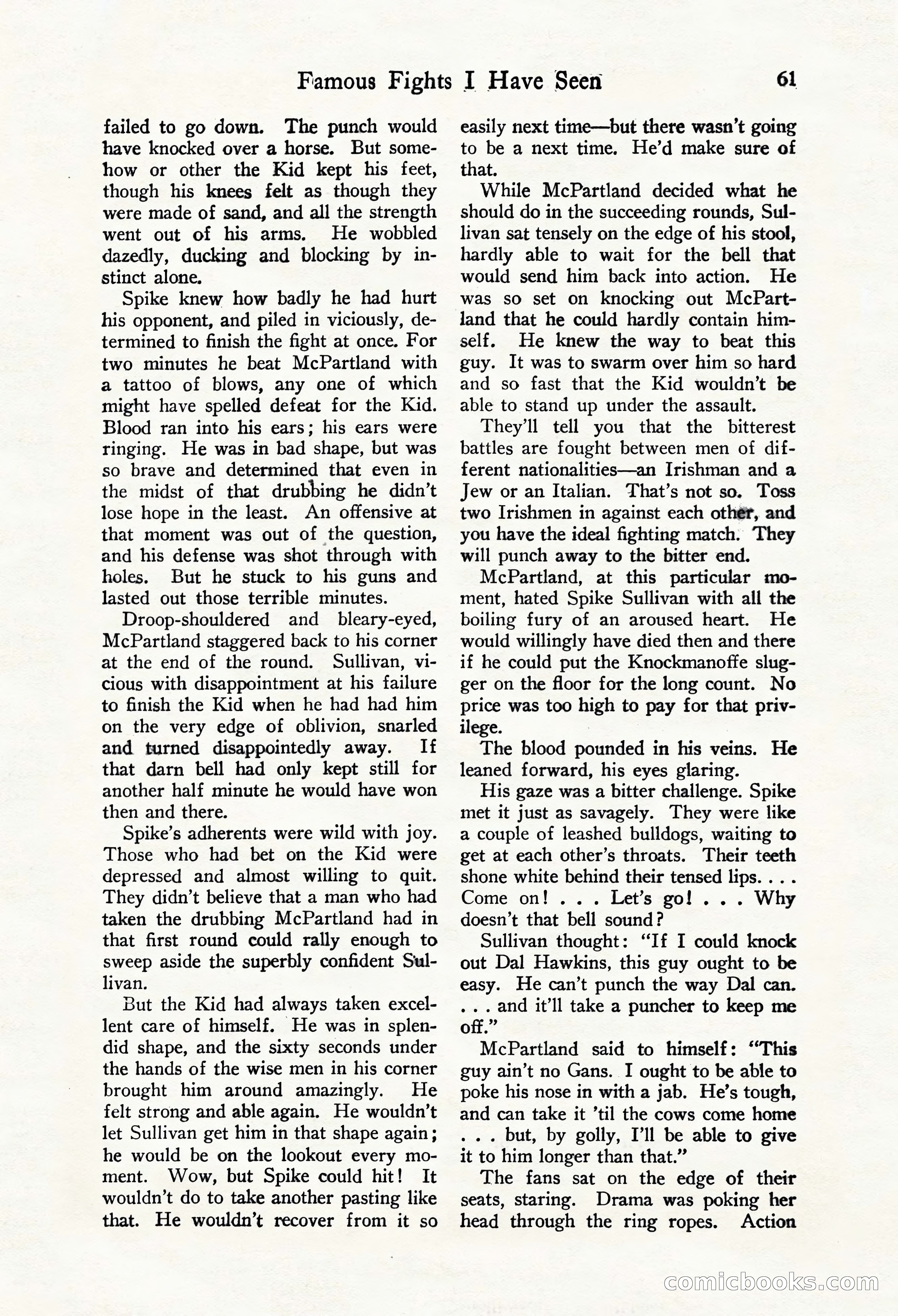 Fight Stories, October 1931 — page 63 of 132