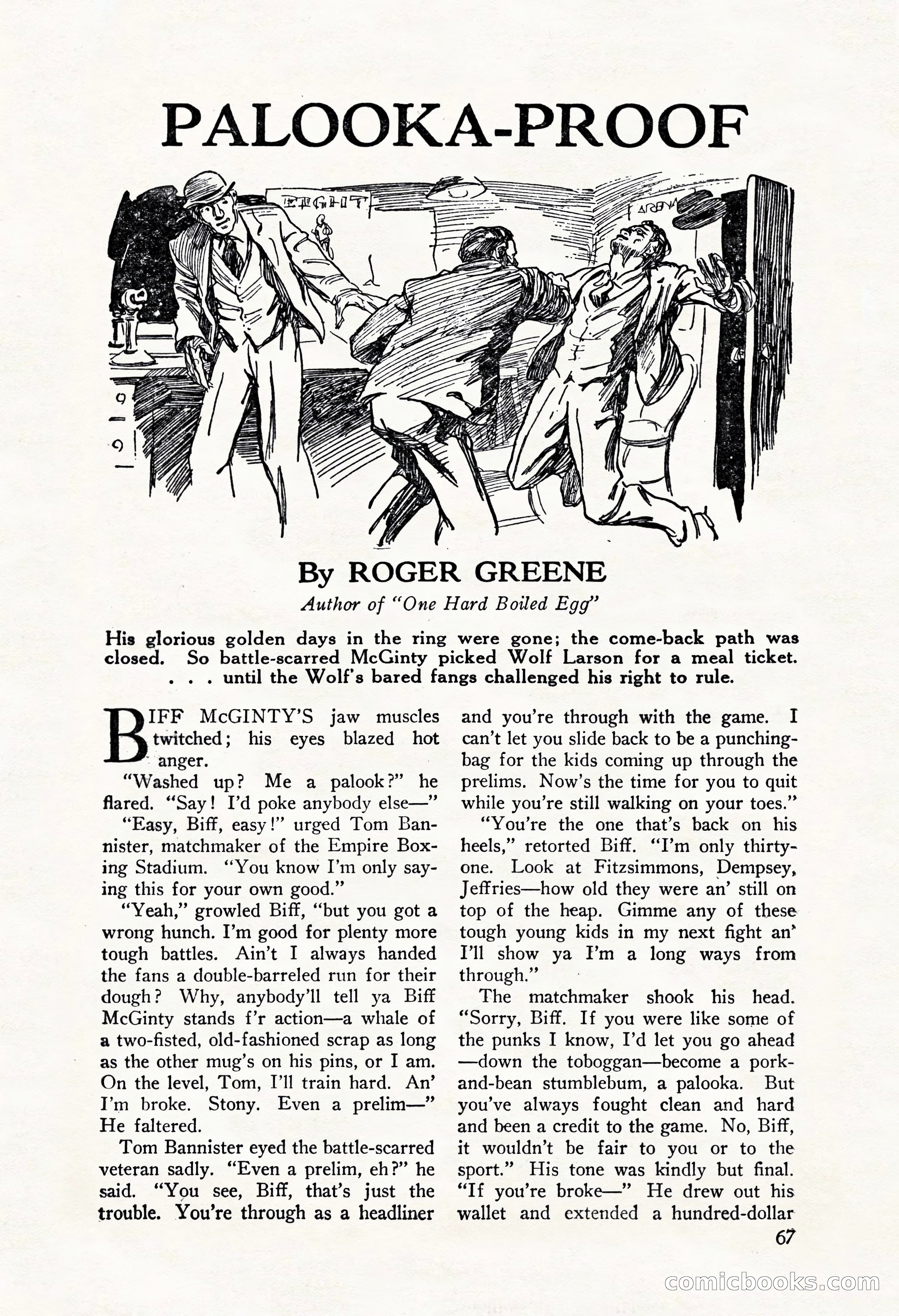 Fight Stories, October 1931 — page 69 of 132