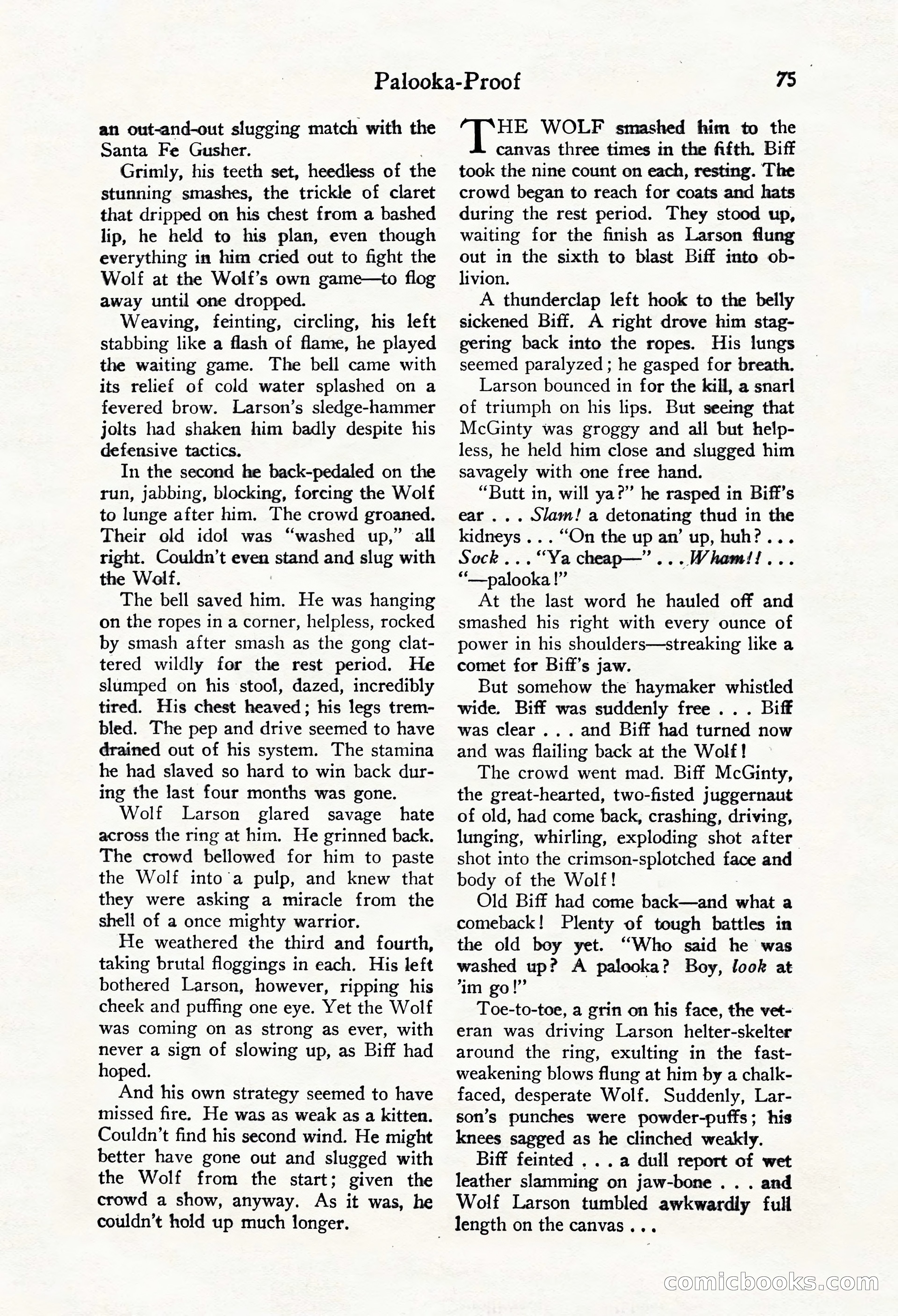 Fight Stories, October 1931 — page 77 of 132