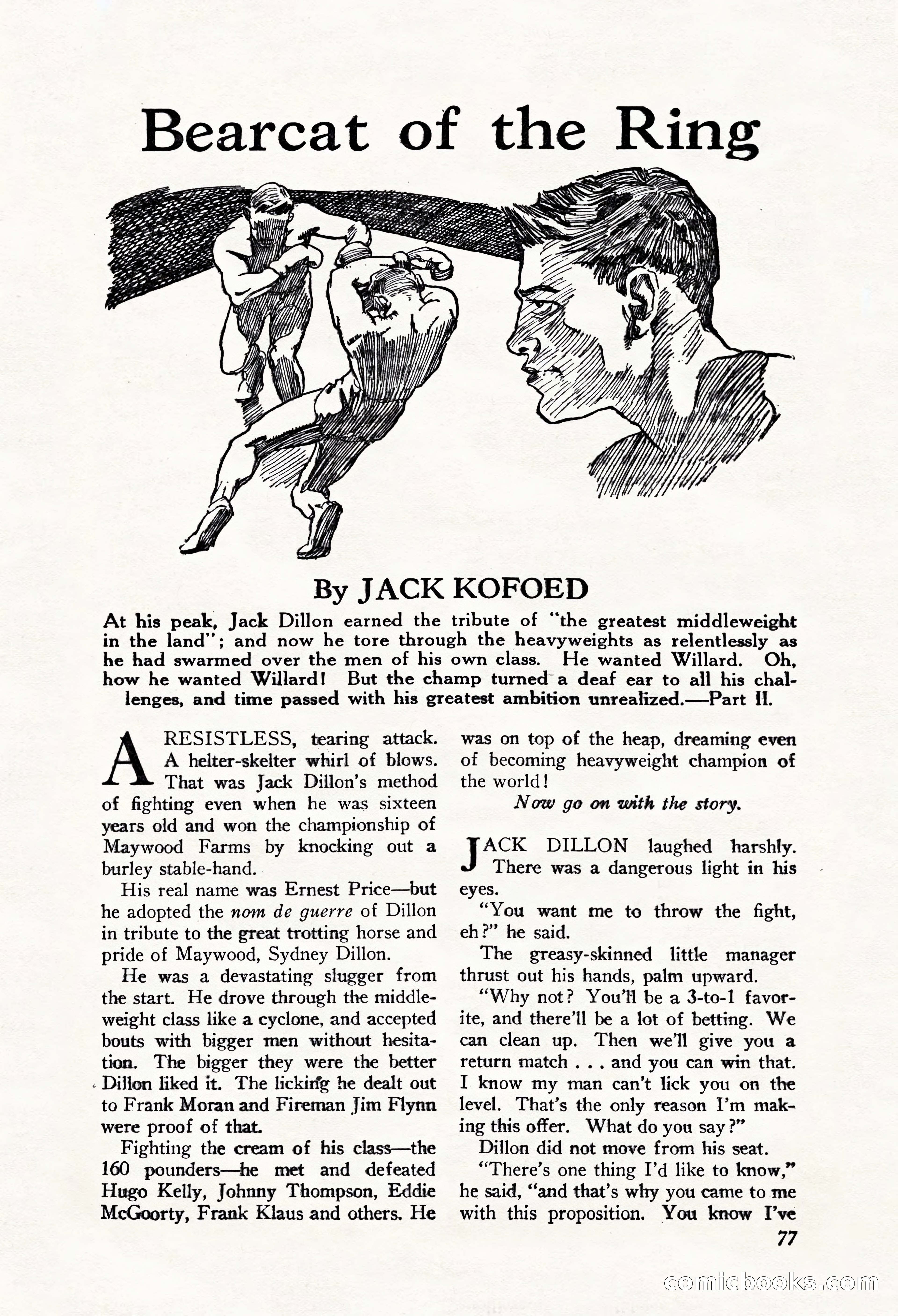 Fight Stories, October 1931 — page 79 of 132