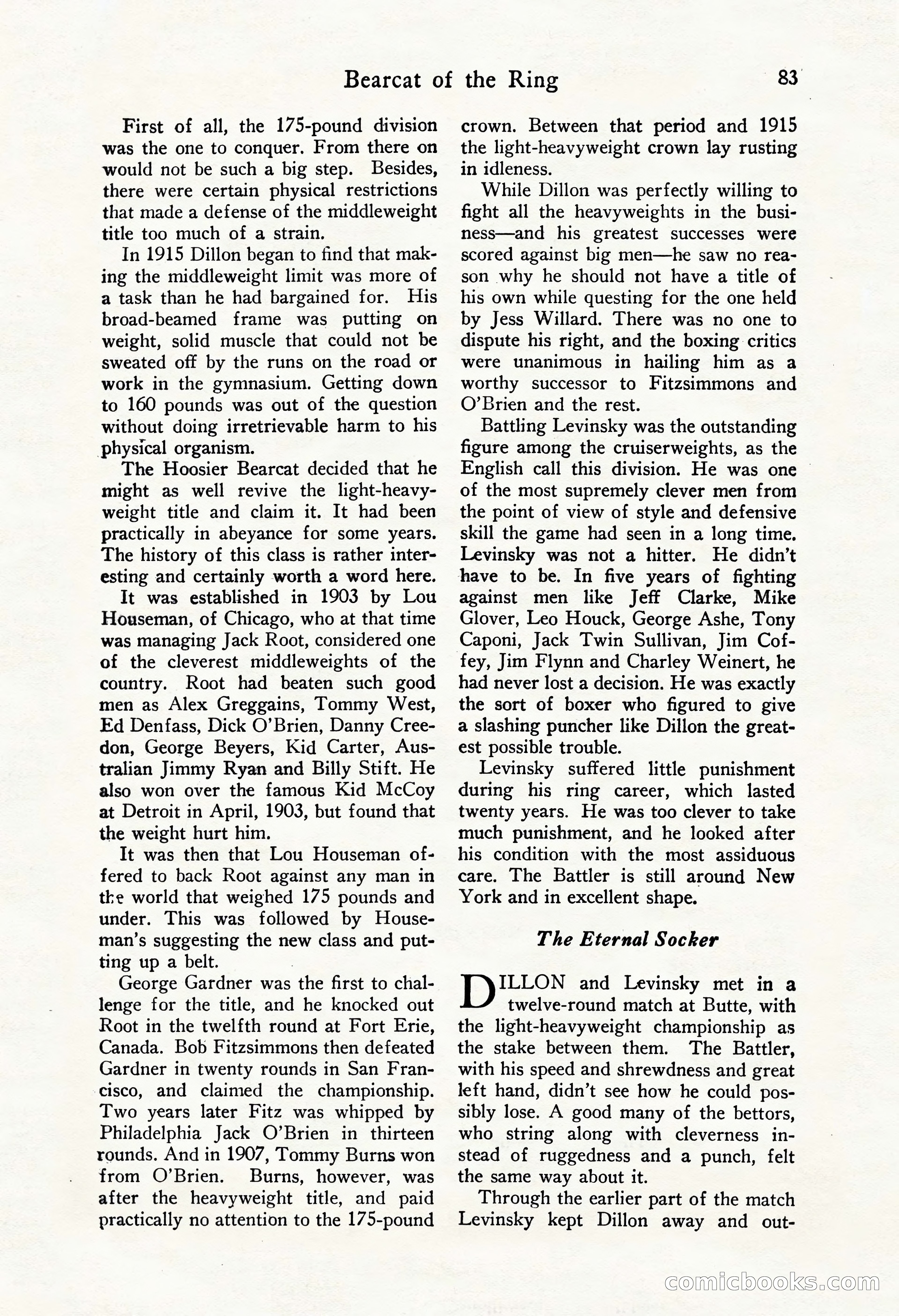 Fight Stories, October 1931 — page 85 of 132