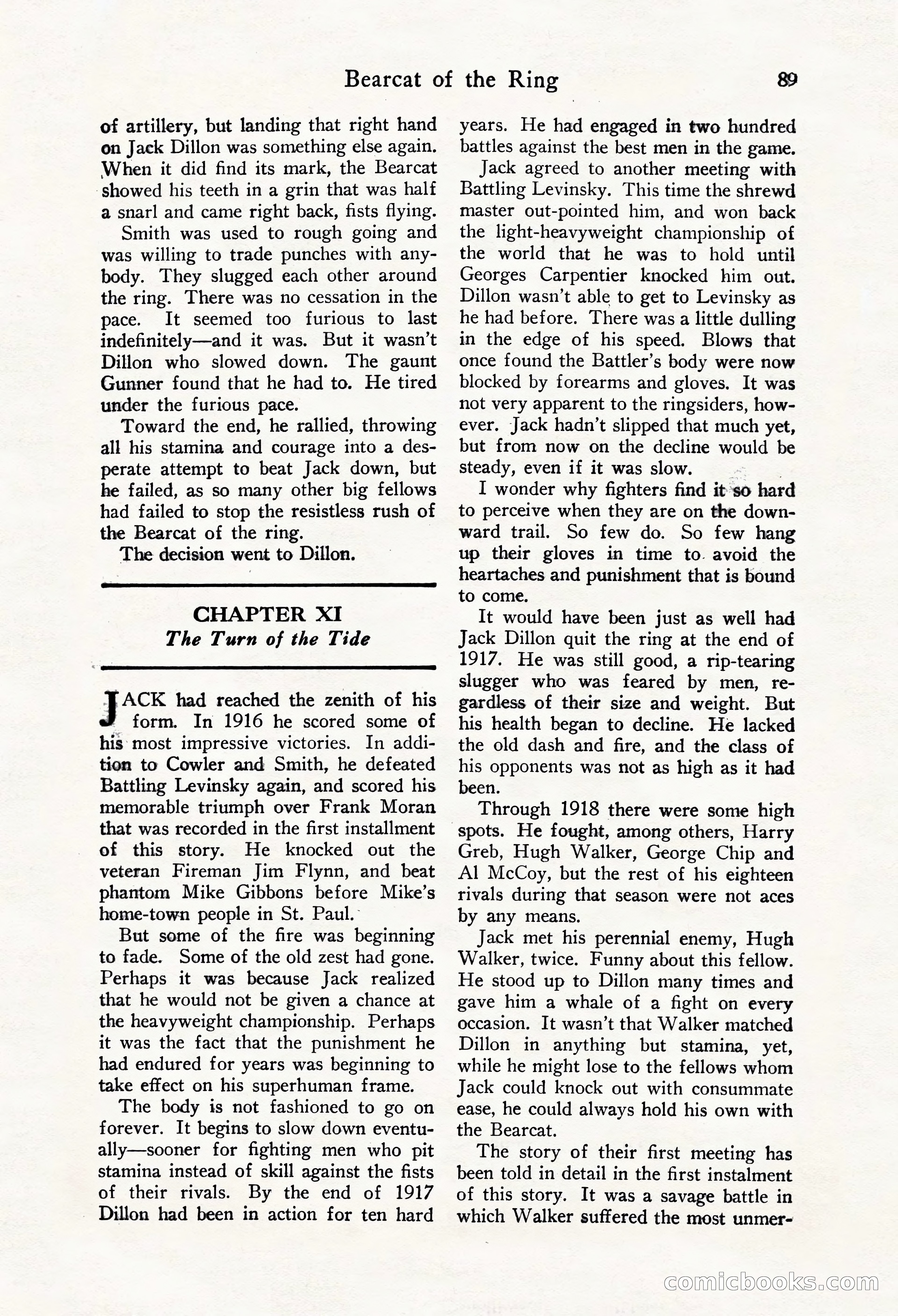 Fight Stories, October 1931 — page 91 of 132