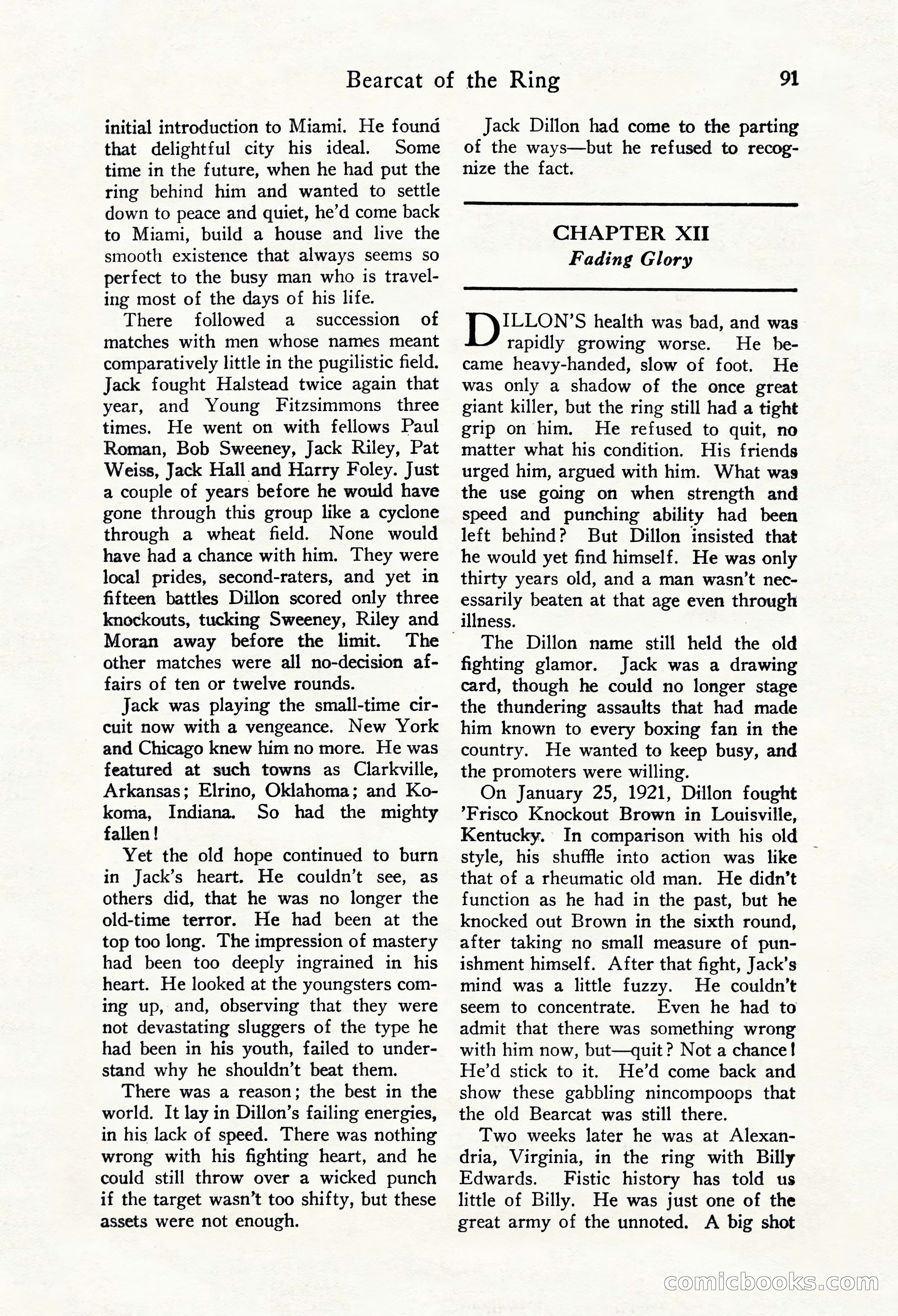 Fight Stories, October 1931 — page 93 of 132