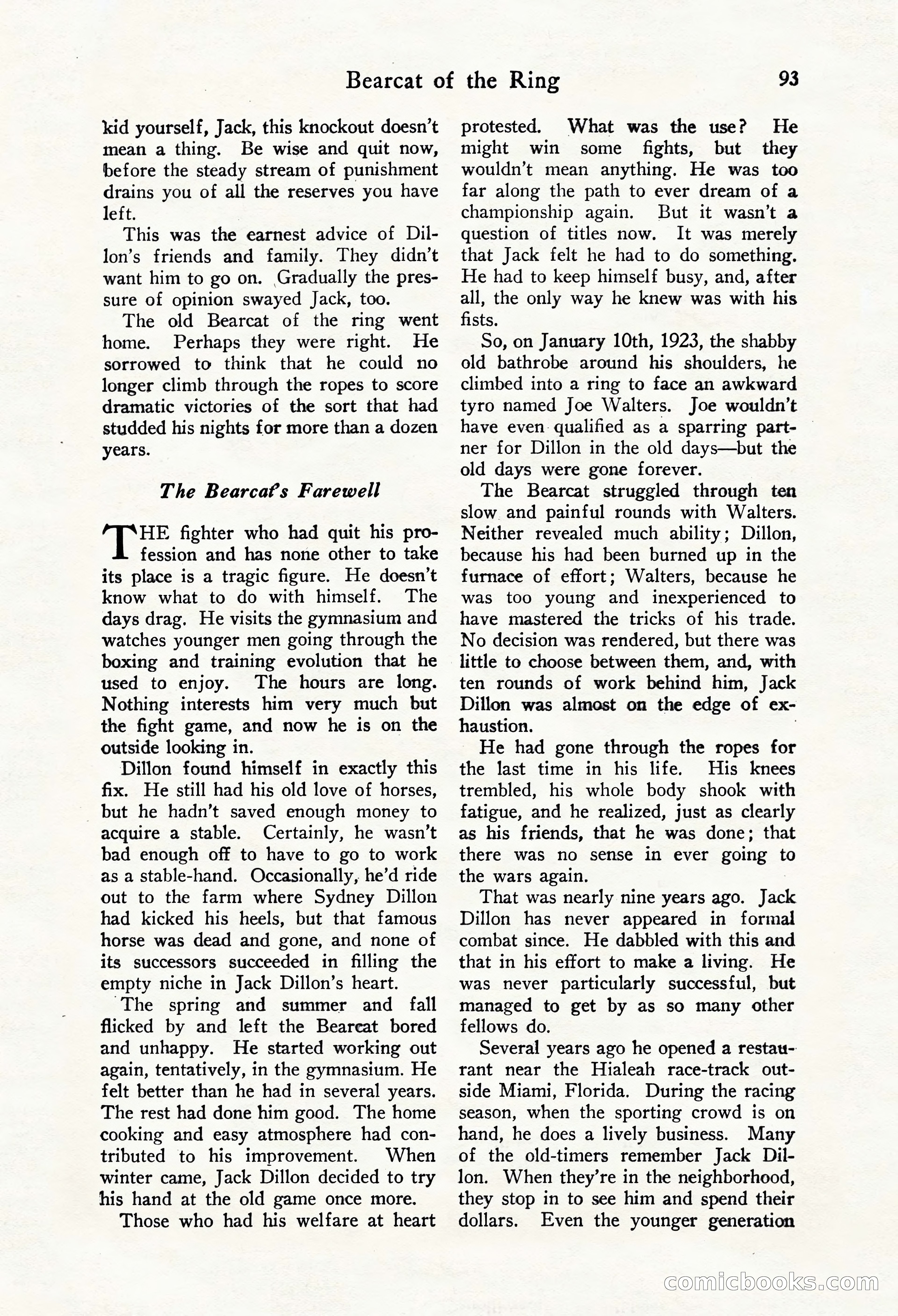 Fight Stories, October 1931 — page 95 of 132