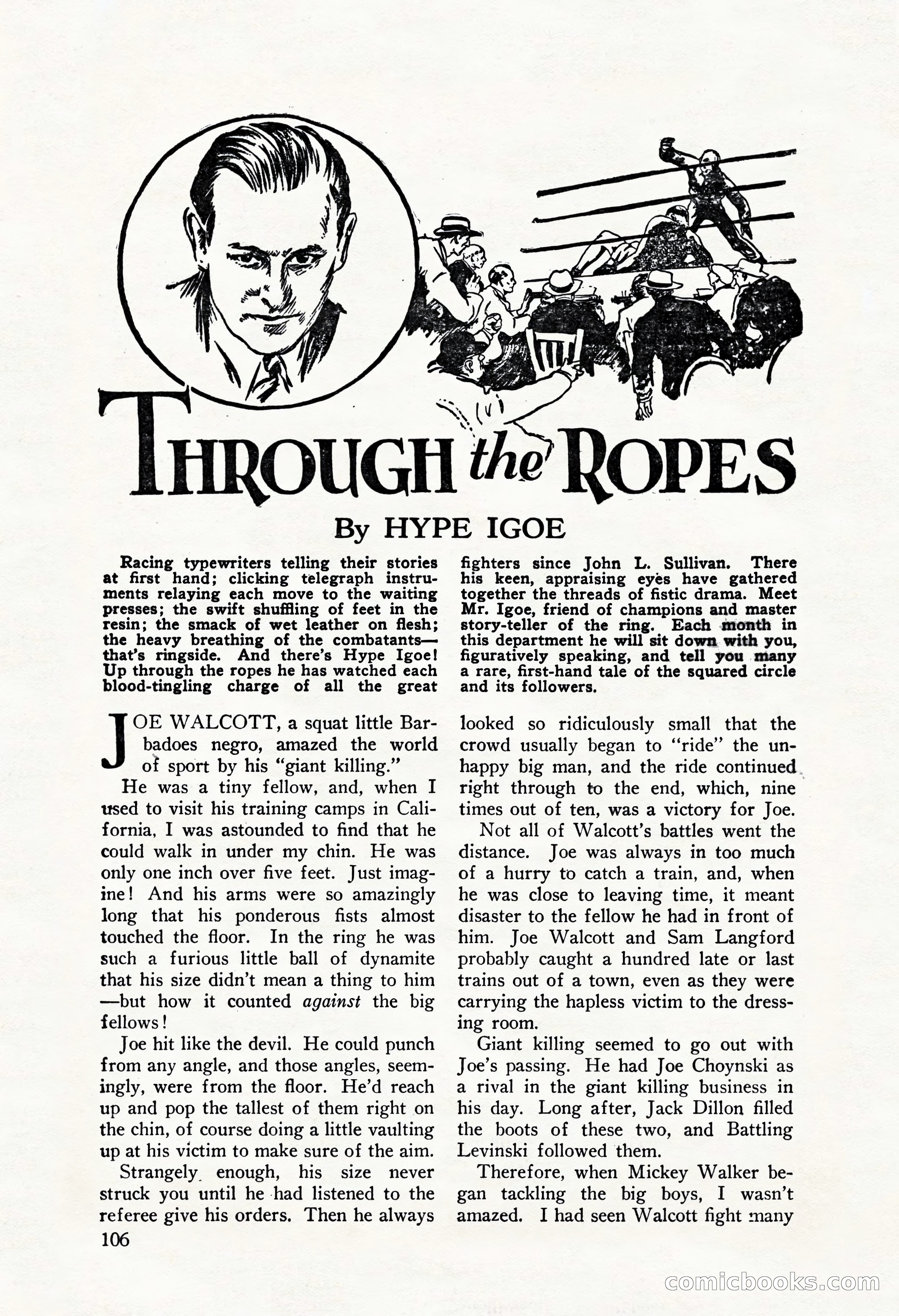 Fight Stories, October 1931 — page 108 of 132