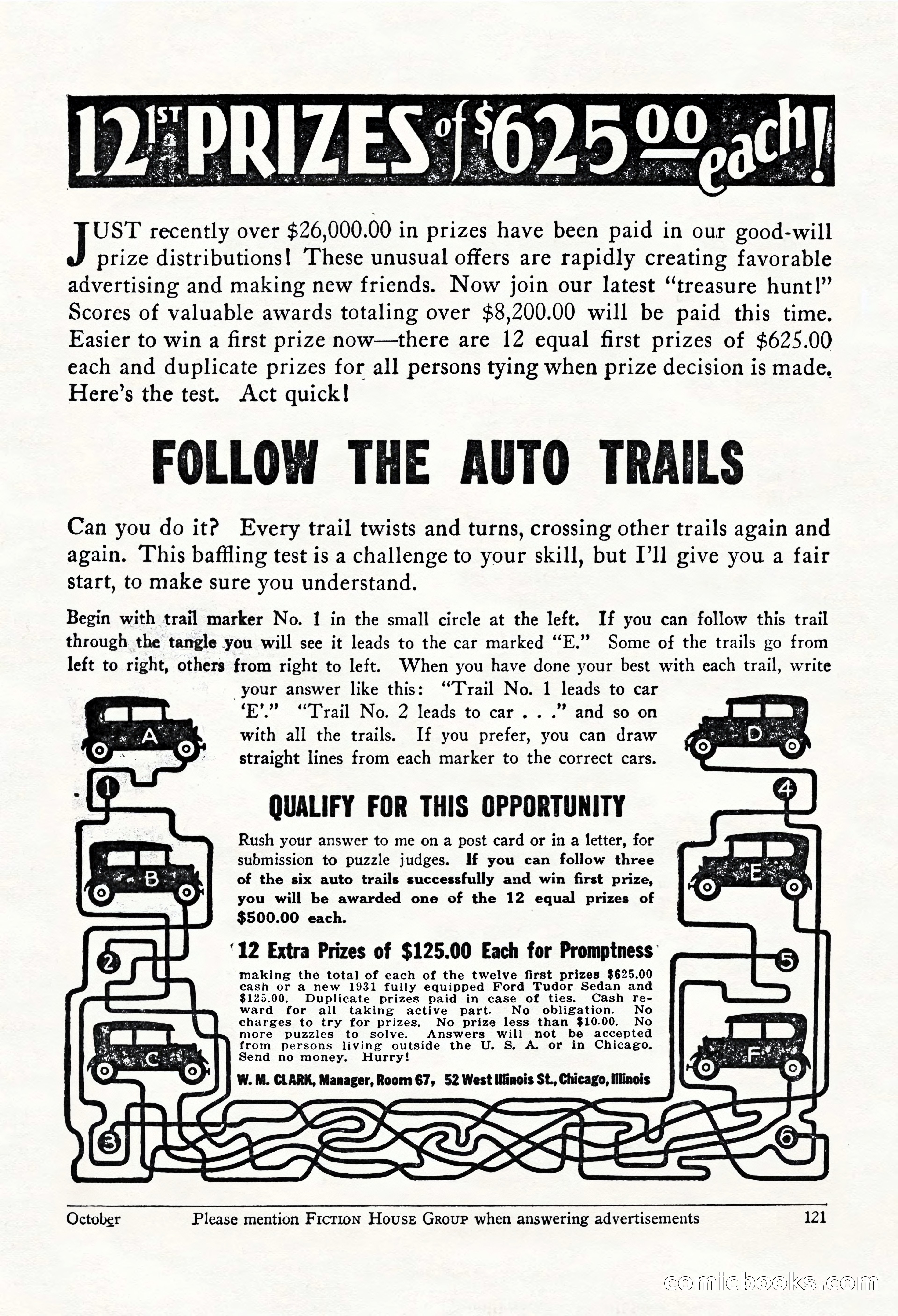 Fight Stories, October 1931 — page 123 of 132